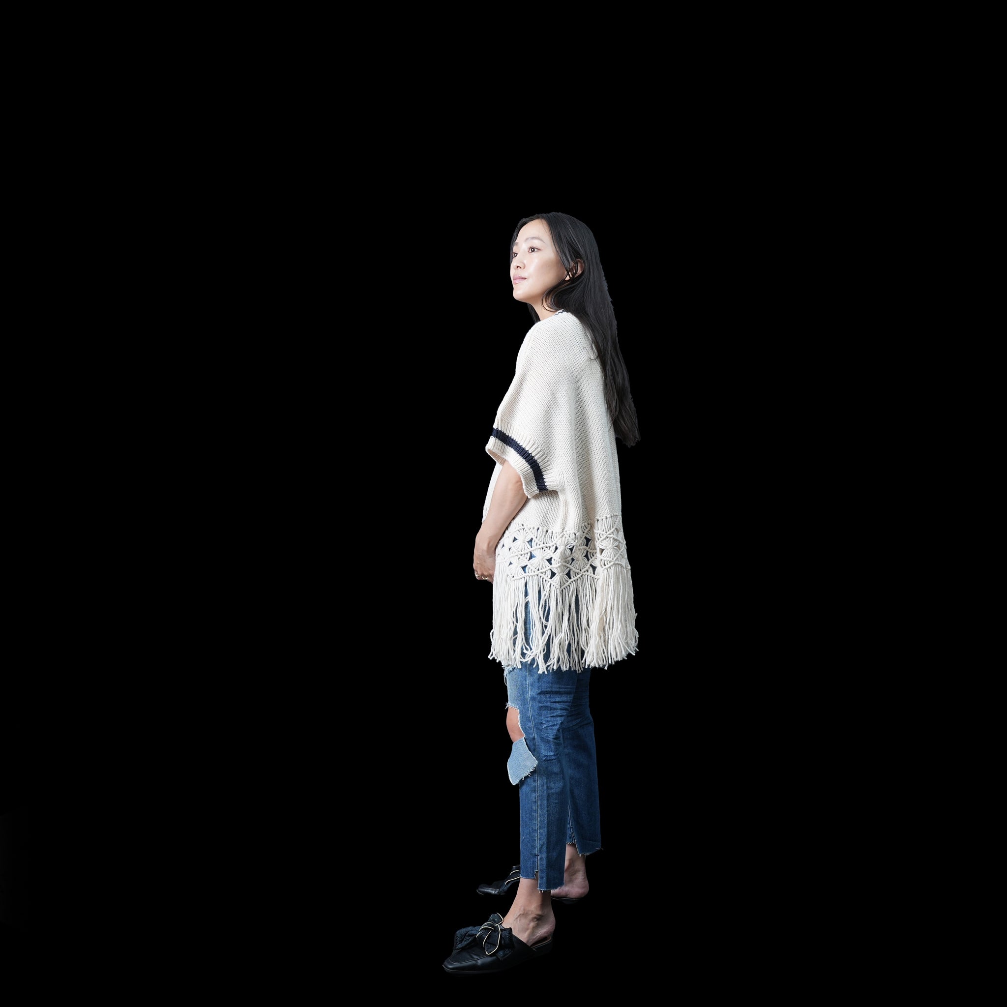 No:bsd23AW-19a | Name:Grandma's Knit Vest | Color:Off White【BEDSIDEDRAMA_ベッドサイドドラマ】