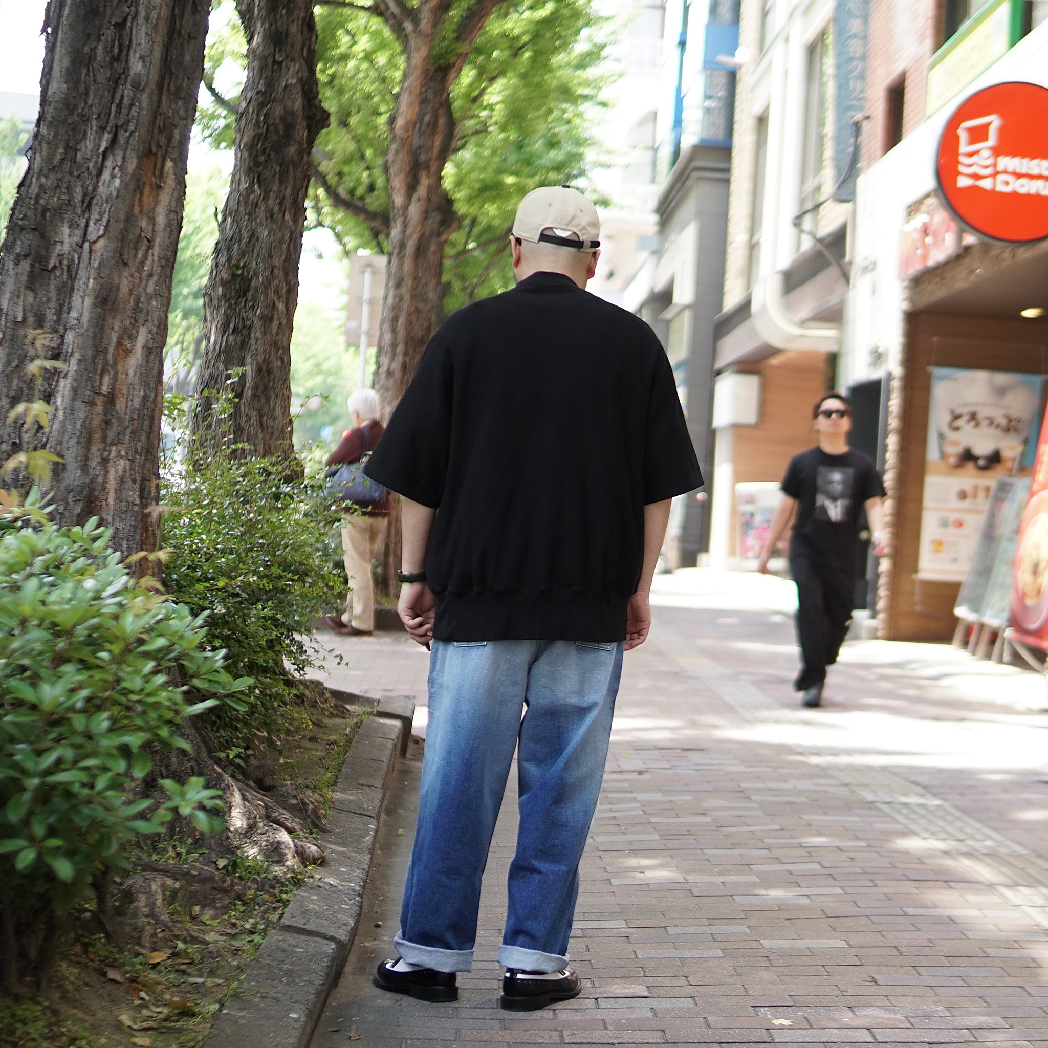 No:nm23s011_b | Name:80s ss crew college sweat | Color:Black-Brown【NUTMEG MILLS_ナツメグミルズ】