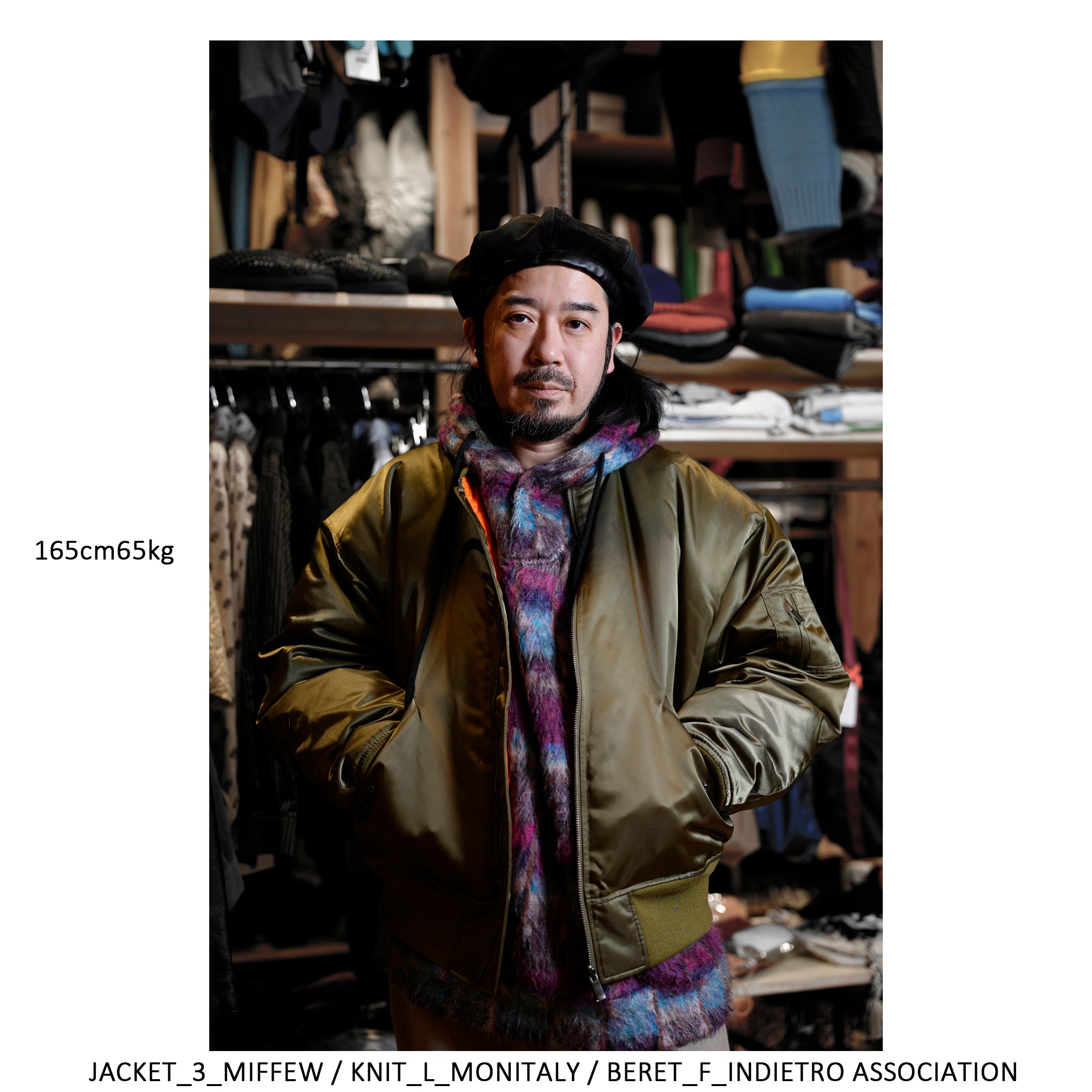 FEW24WJK5221_KHAKI | FLIGHT DOWN JACKET | Color:Khaki【MIFFEW_ミフュー】【archive】