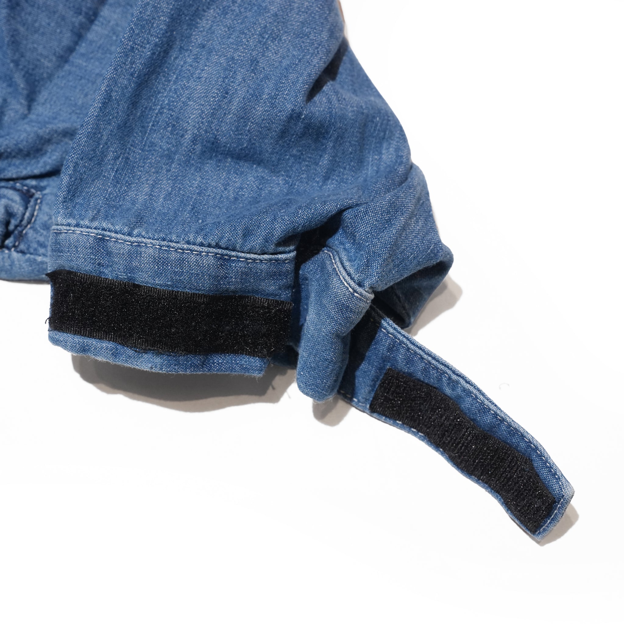 Richie_anorak hoodie(6.5oz denim) – Blue Denim Vintagewash | IMPRESTORE