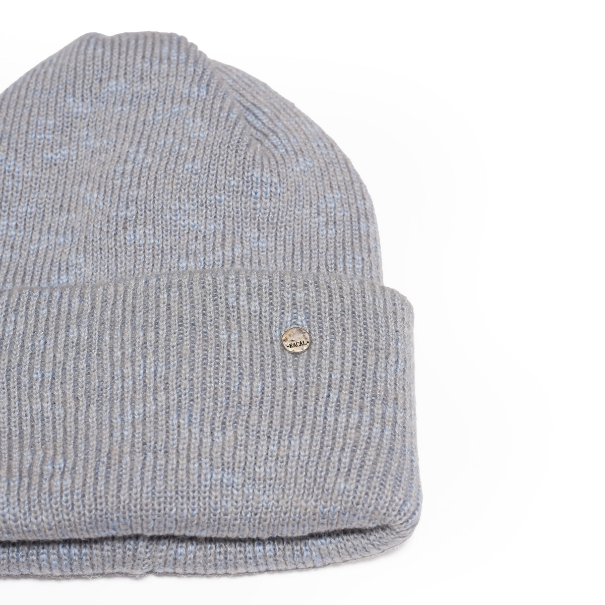 Mix Knit Cap – Saxe Blue | RACAL【ネコポス選択可能】