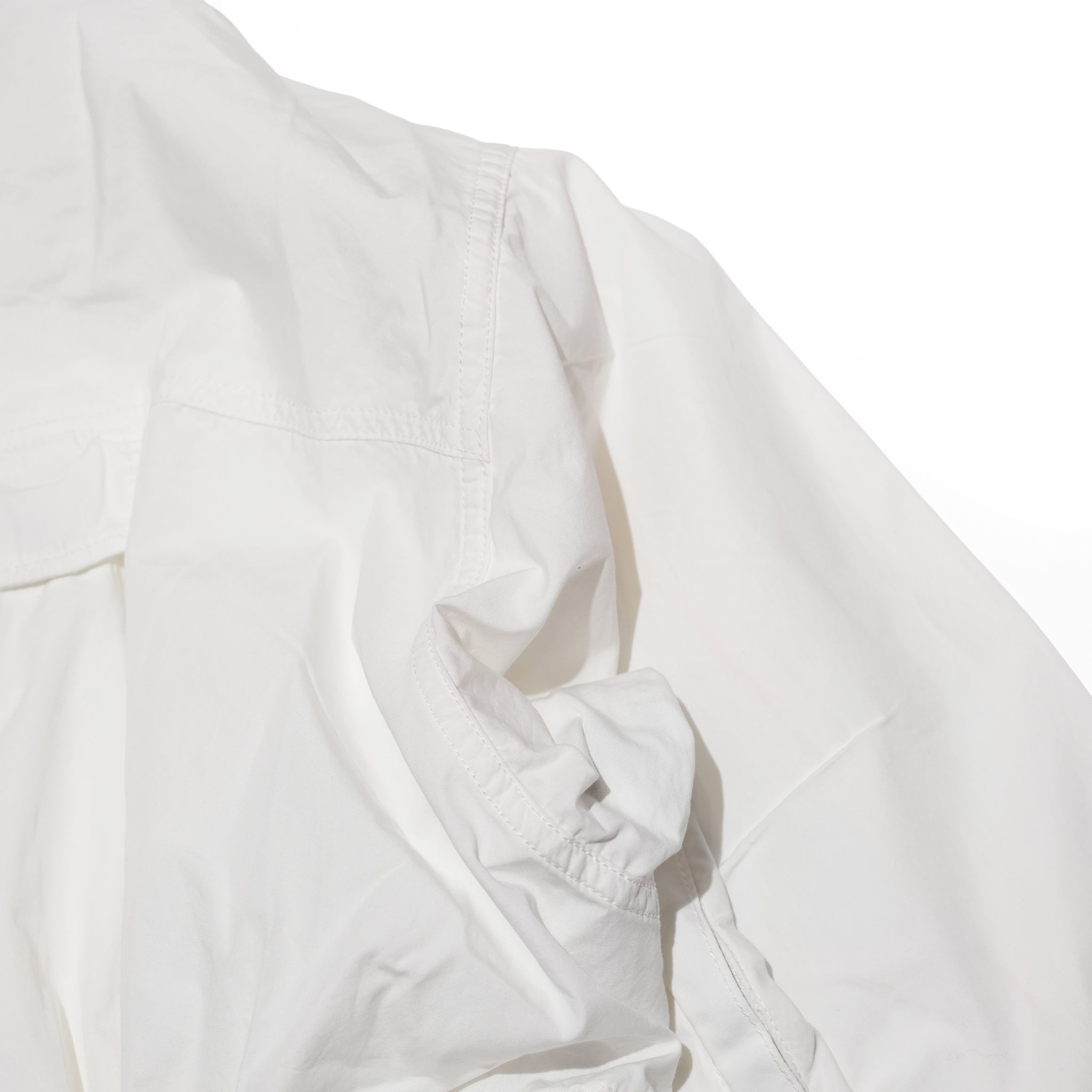 Richie_anorak hoodie – White Poplin | IMPRESTORE