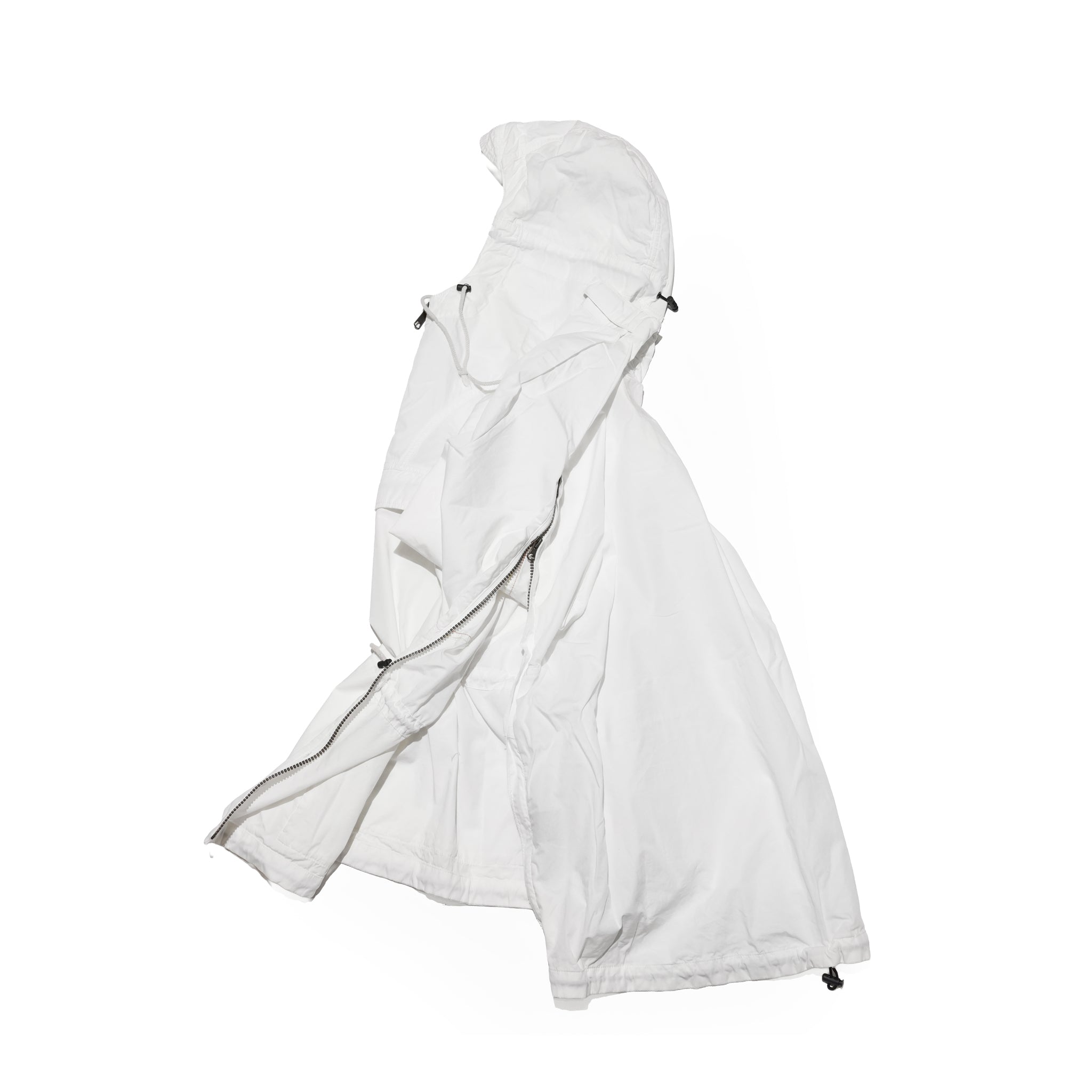 Richie_anorak hoodie – White Poplin | IMPRESTORE