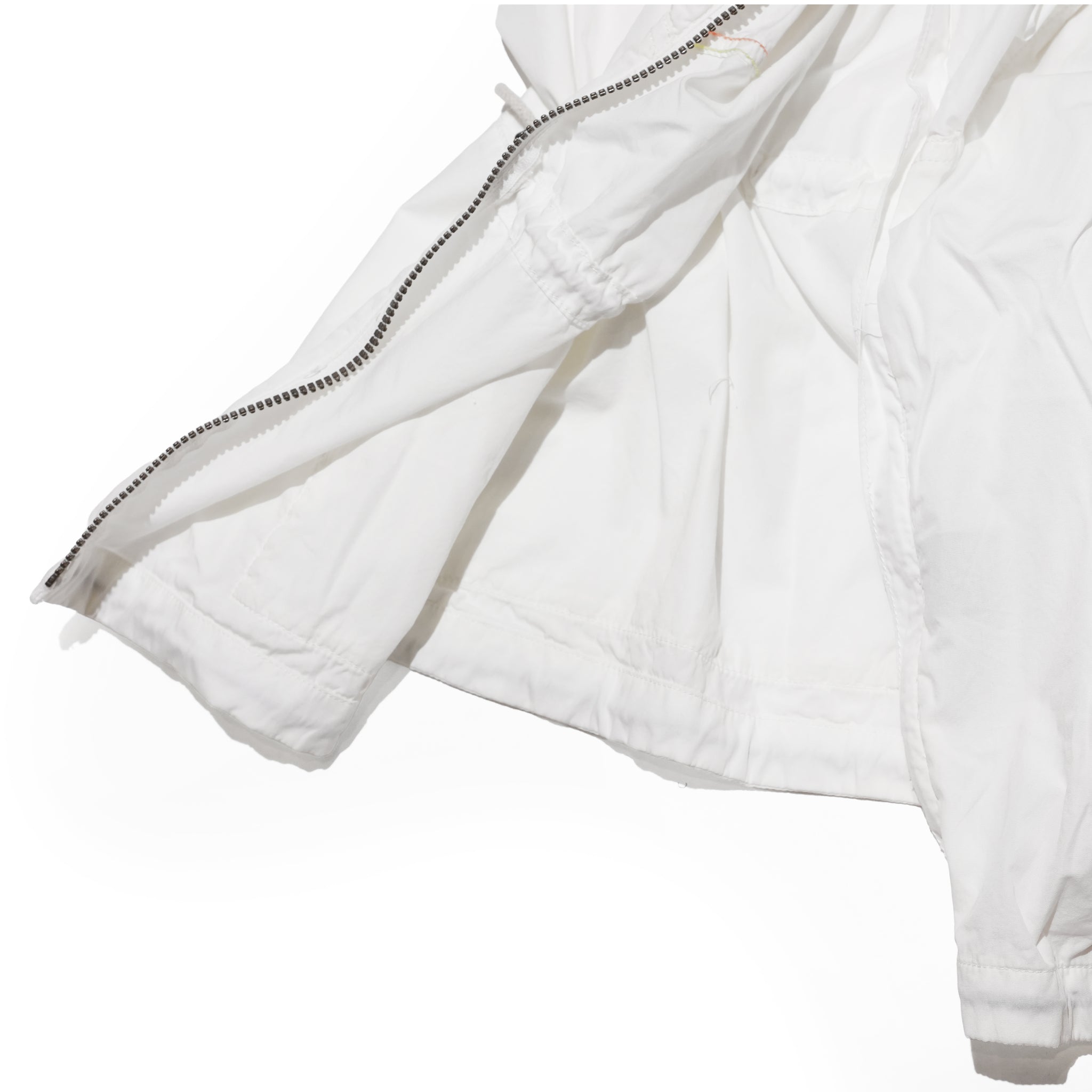 Richie_anorak hoodie – White Poplin | IMPRESTORE