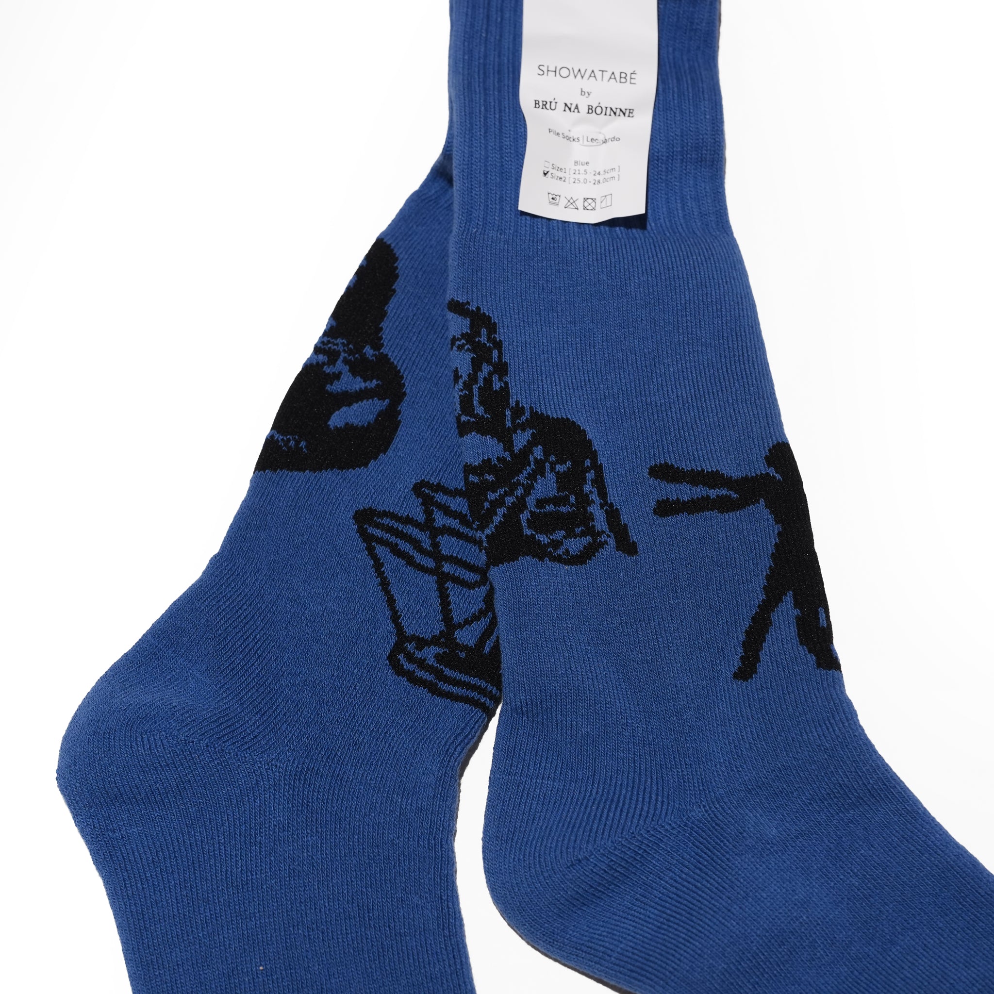 Pile Socks | Leonardo SHOWATABÉ by BRÚ NA BÓINNE【ネコポス選択可能】