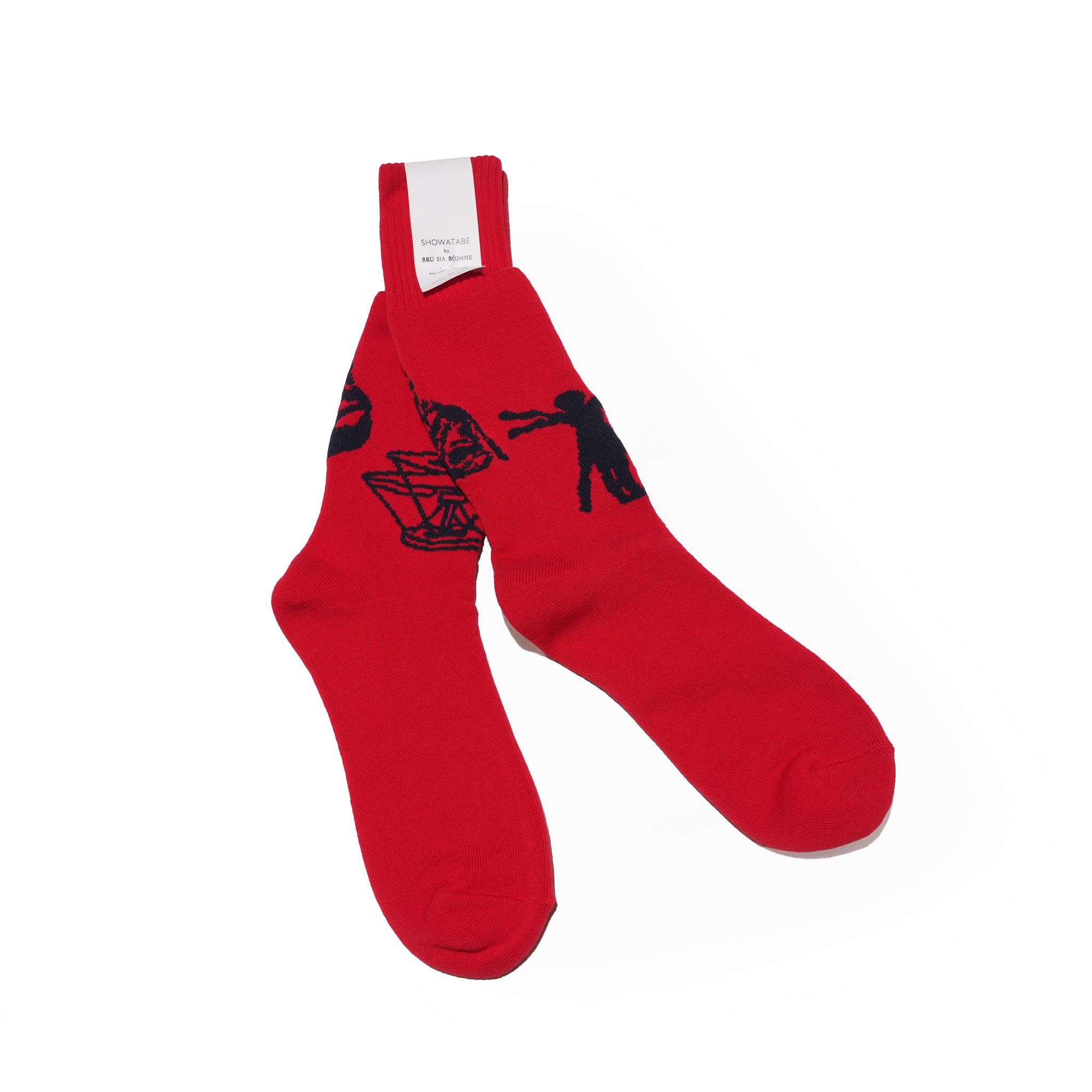 Pile Socks | Leonardo SHOWATABÉ by BRÚ NA BÓINNE【ネコポス選択可能】