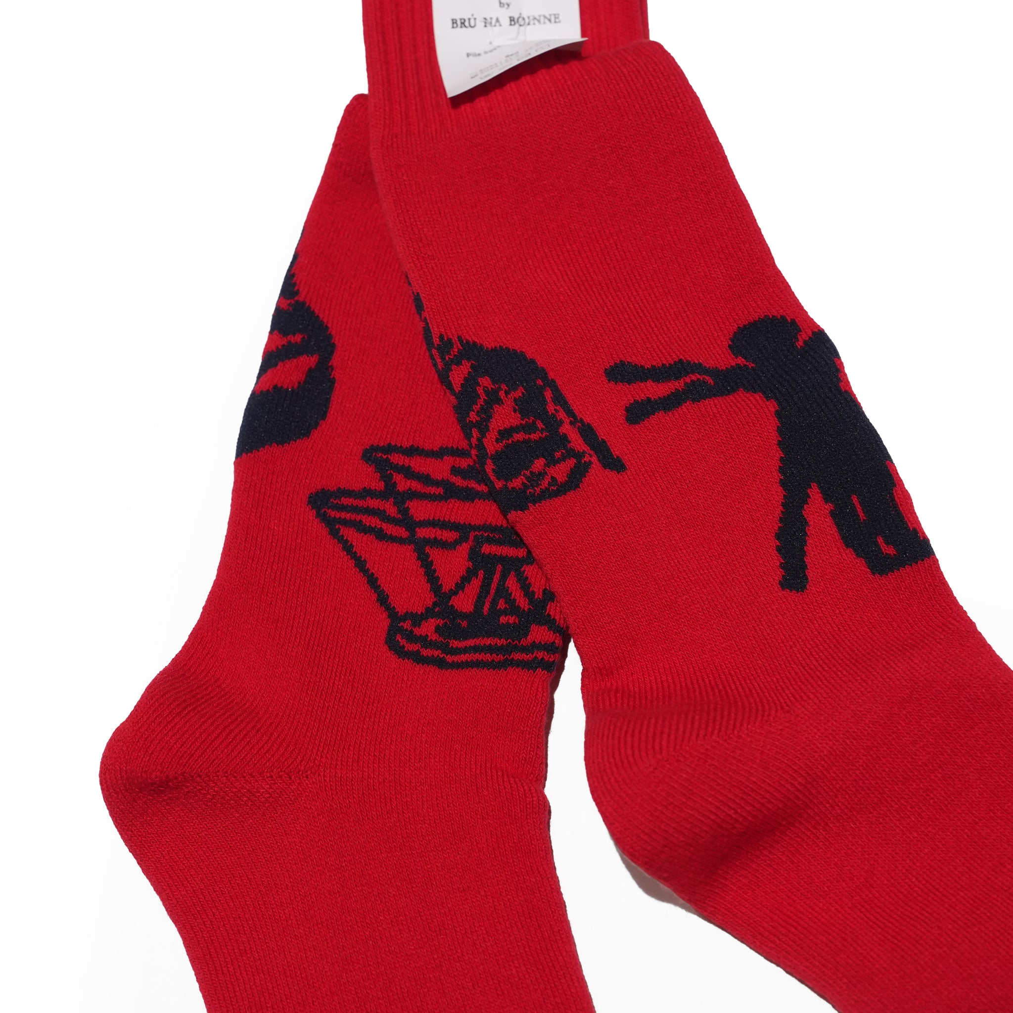 Pile Socks | Leonardo SHOWATABÉ by BRÚ NA BÓINNE【ネコポス選択可能】
