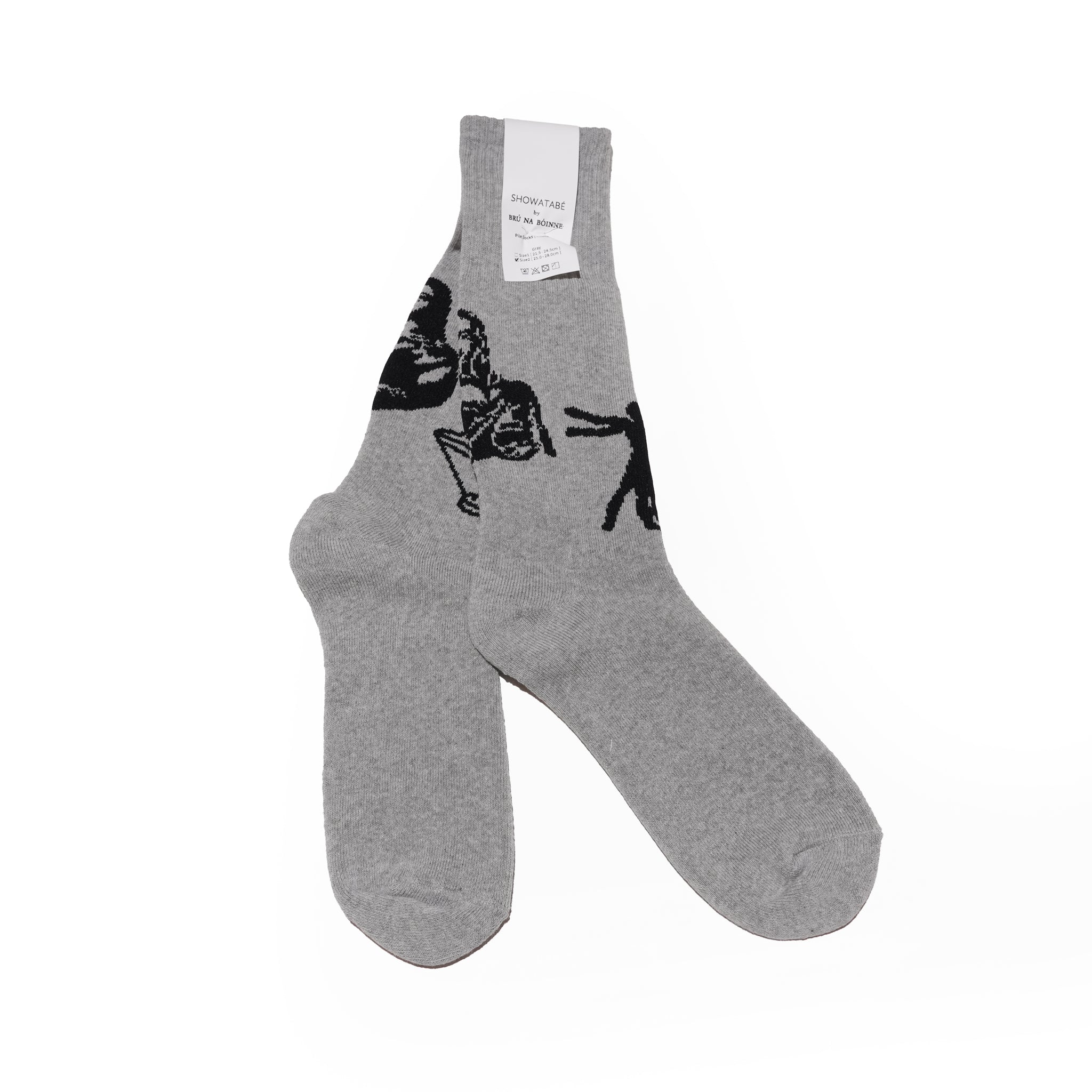 Pile Socks | Leonardo SHOWATABÉ by BRÚ NA BÓINNE【ネコポス選択可能】