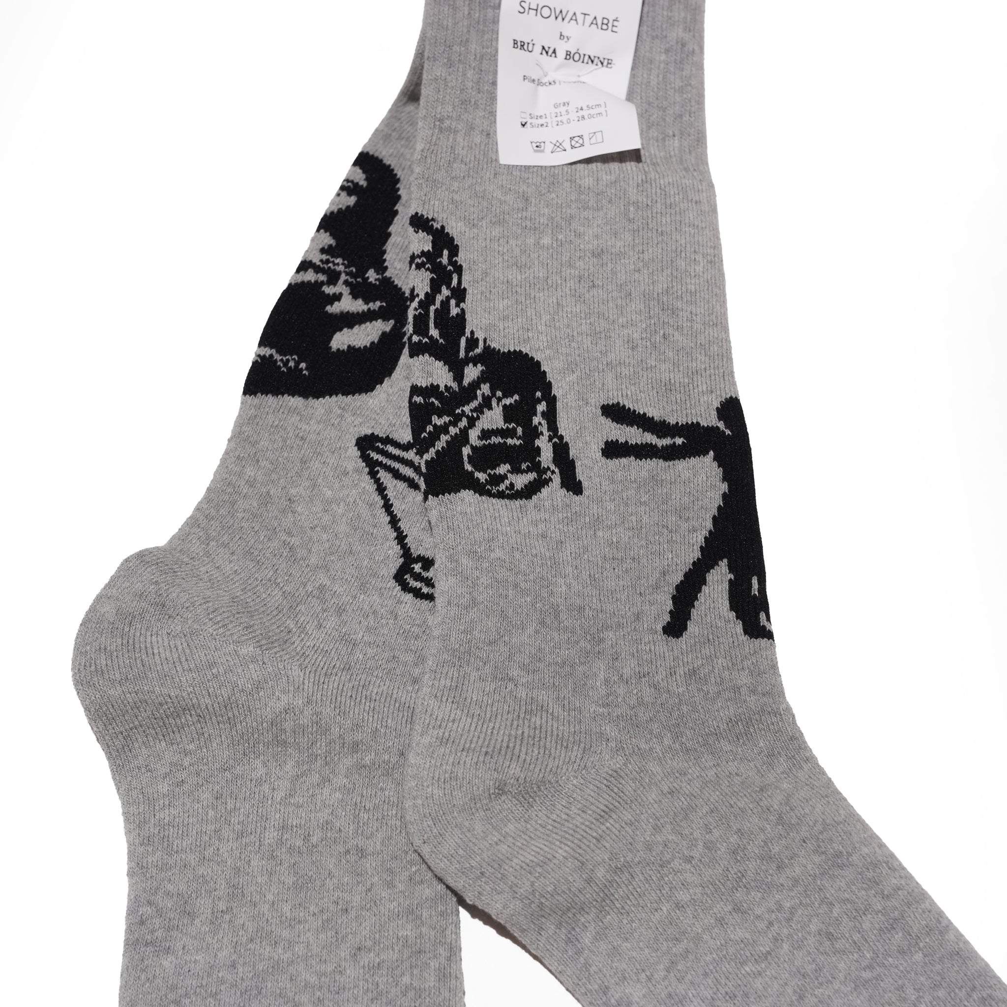 Pile Socks | Leonardo SHOWATABÉ by BRÚ NA BÓINNE【ネコポス選択可能】