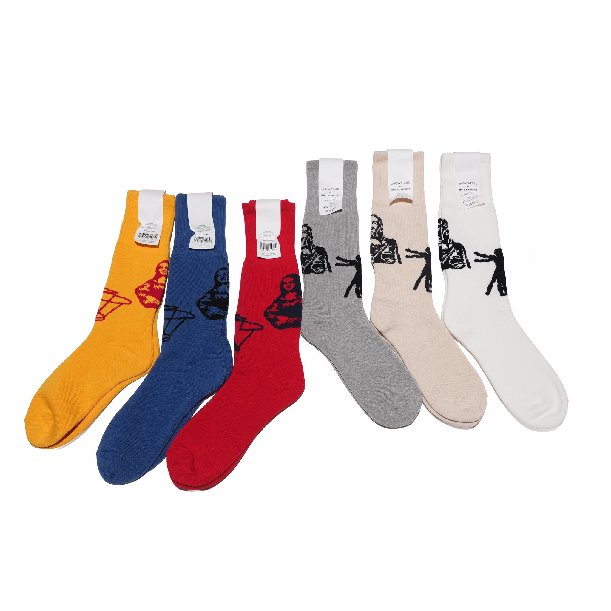 Pile Socks | Leonardo SHOWATABÉ by BRÚ NA BÓINNE【ネコポス選択可能】