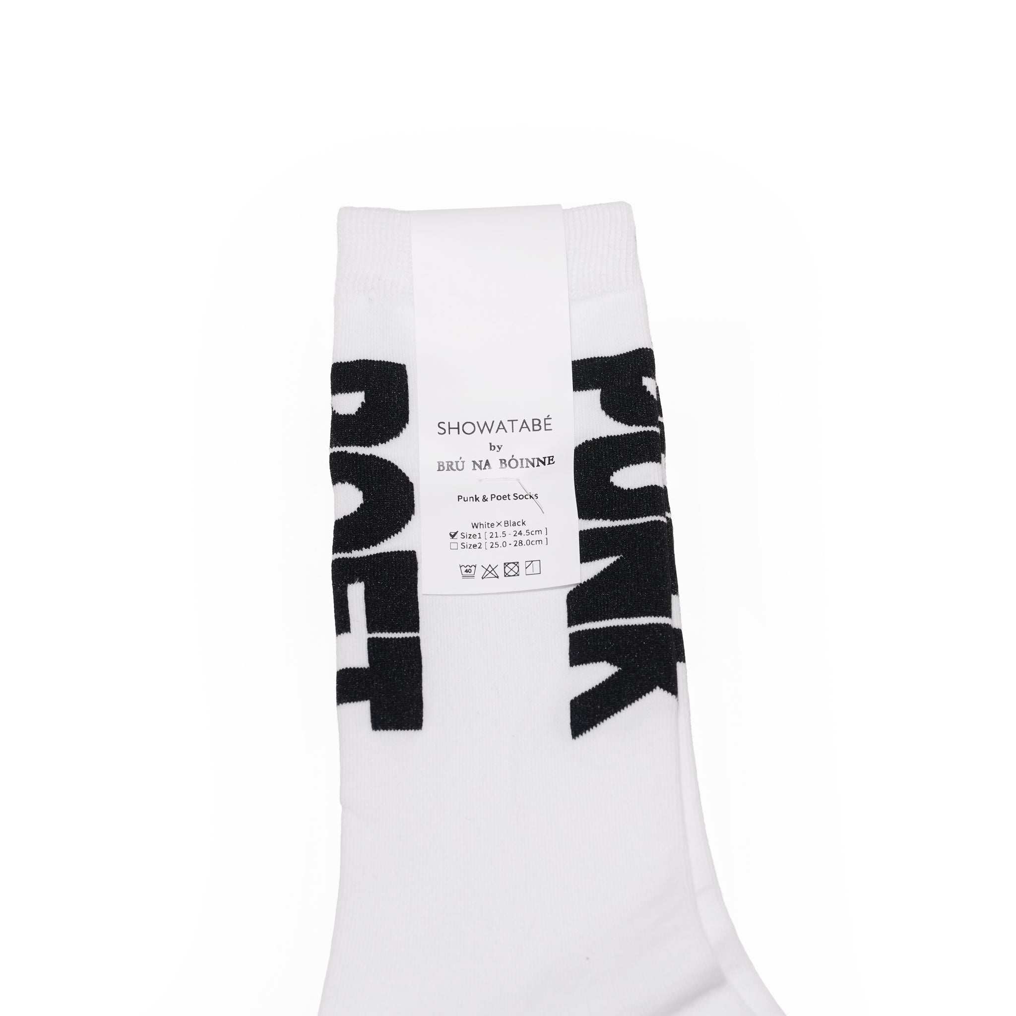 Punk & Poet Socks SHOWATABÉ by BRÚ NA BÓINNE【ネコポス選択可能】