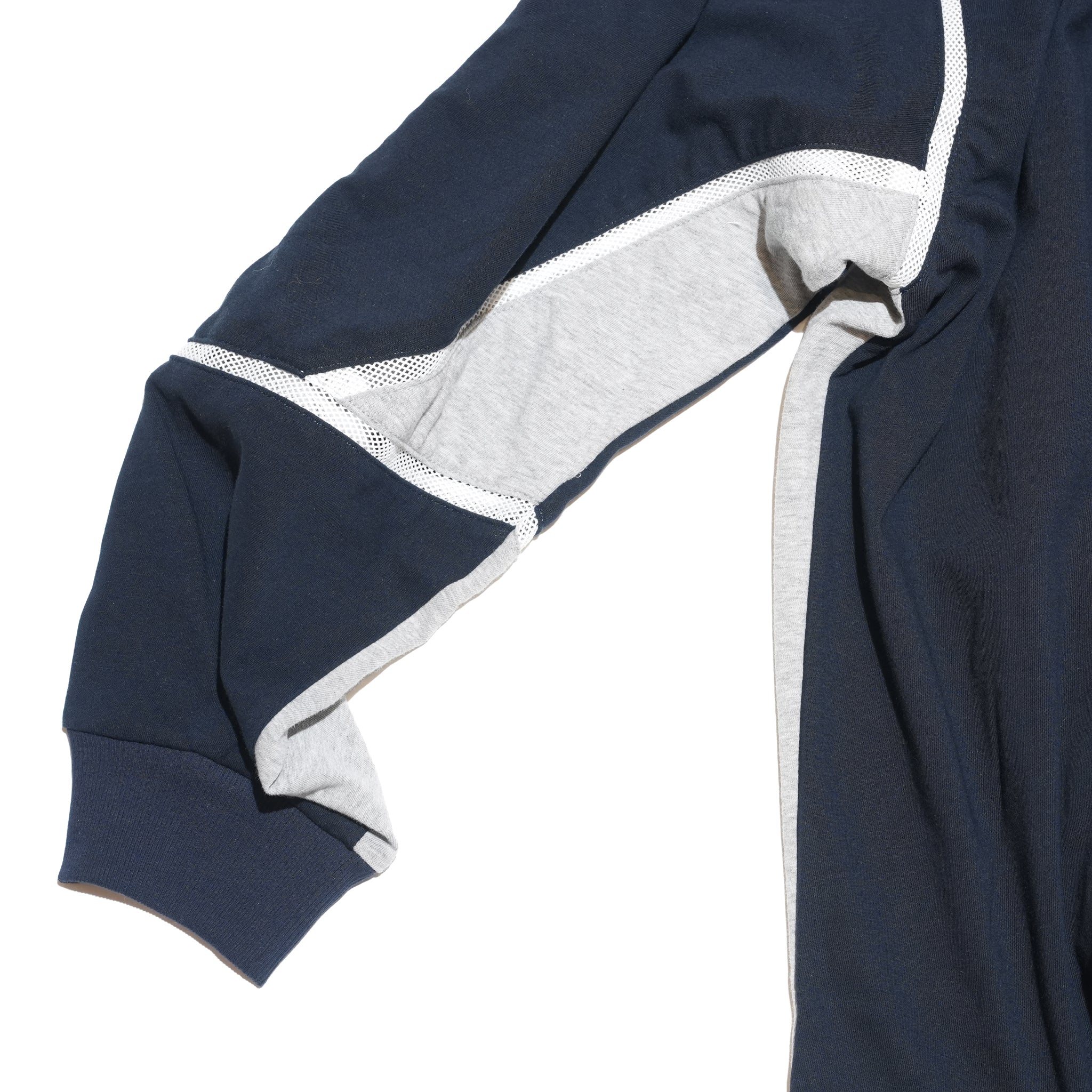 COMPLEXITY BORDER L/S TEE– Navy | STOF