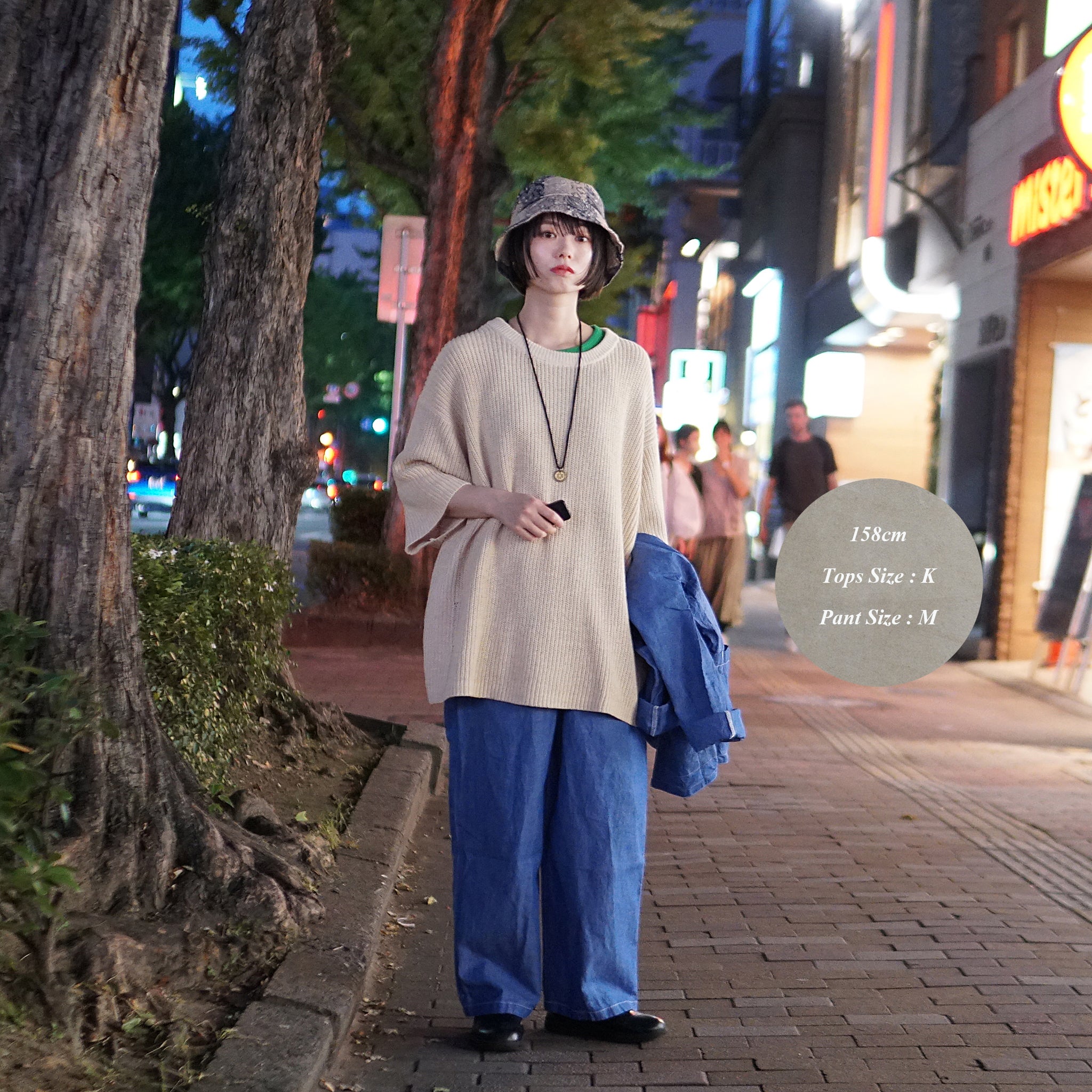 No:VOO-1127 | Name:SPEKNIT 3/5 | Color:Natural/Orange/Sumi Black【VOO_ヴォー】