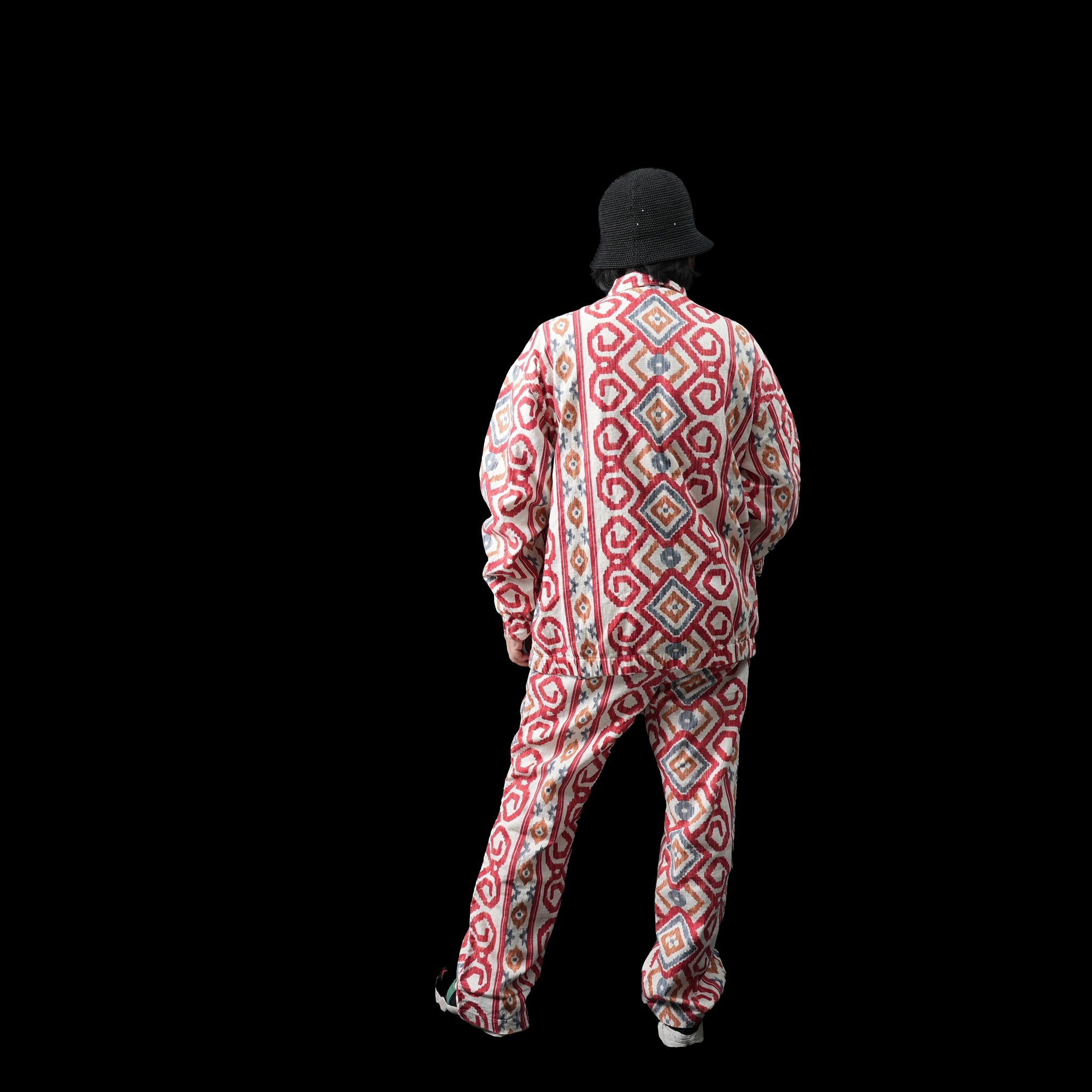 No:dead4 | Name:Dead stock fabric setup blouson | Color:Red | Size:L【NASNGWAM_ナスングワム】