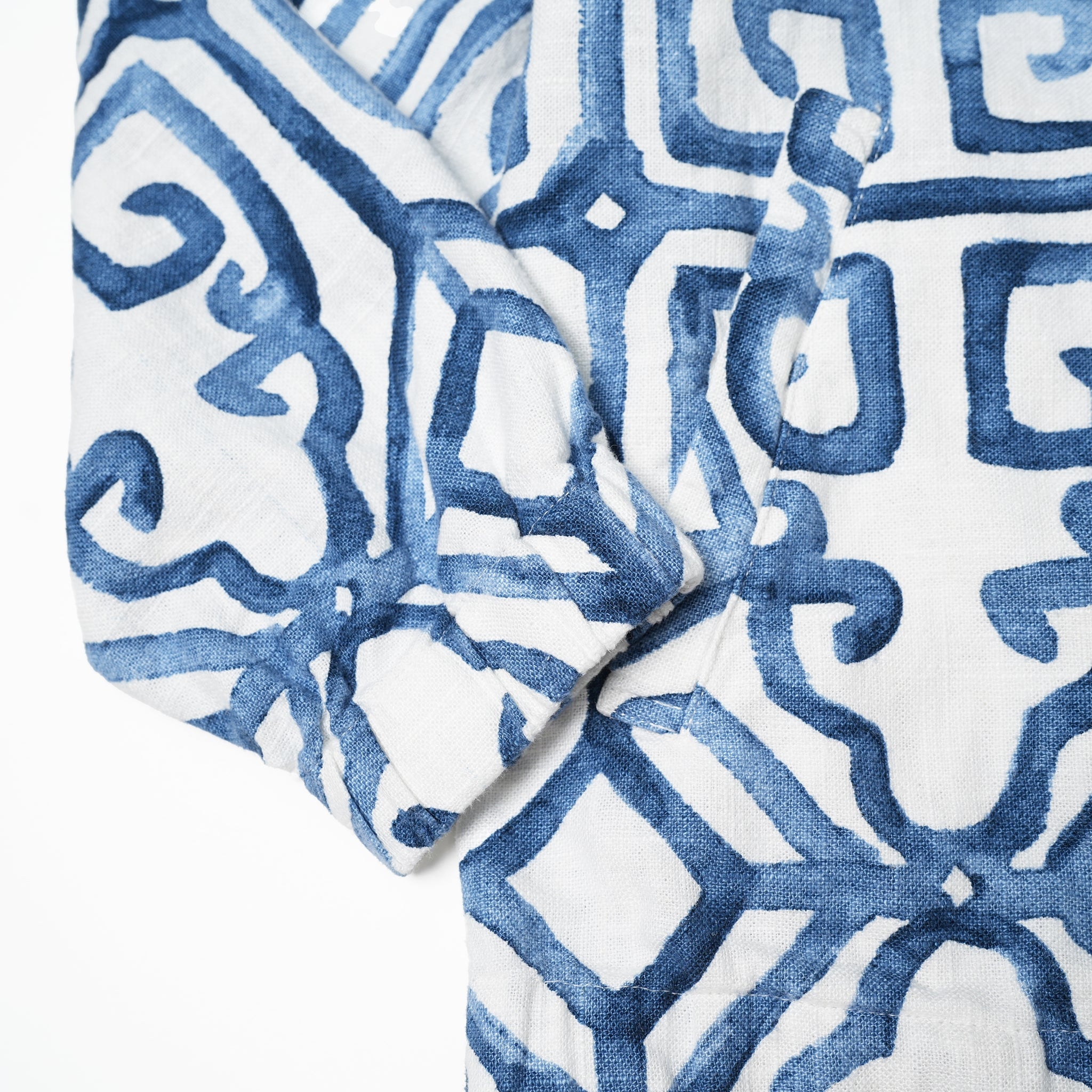 Dead stock fabric setup blouson – Blue | Size:M | NASNGWAM
