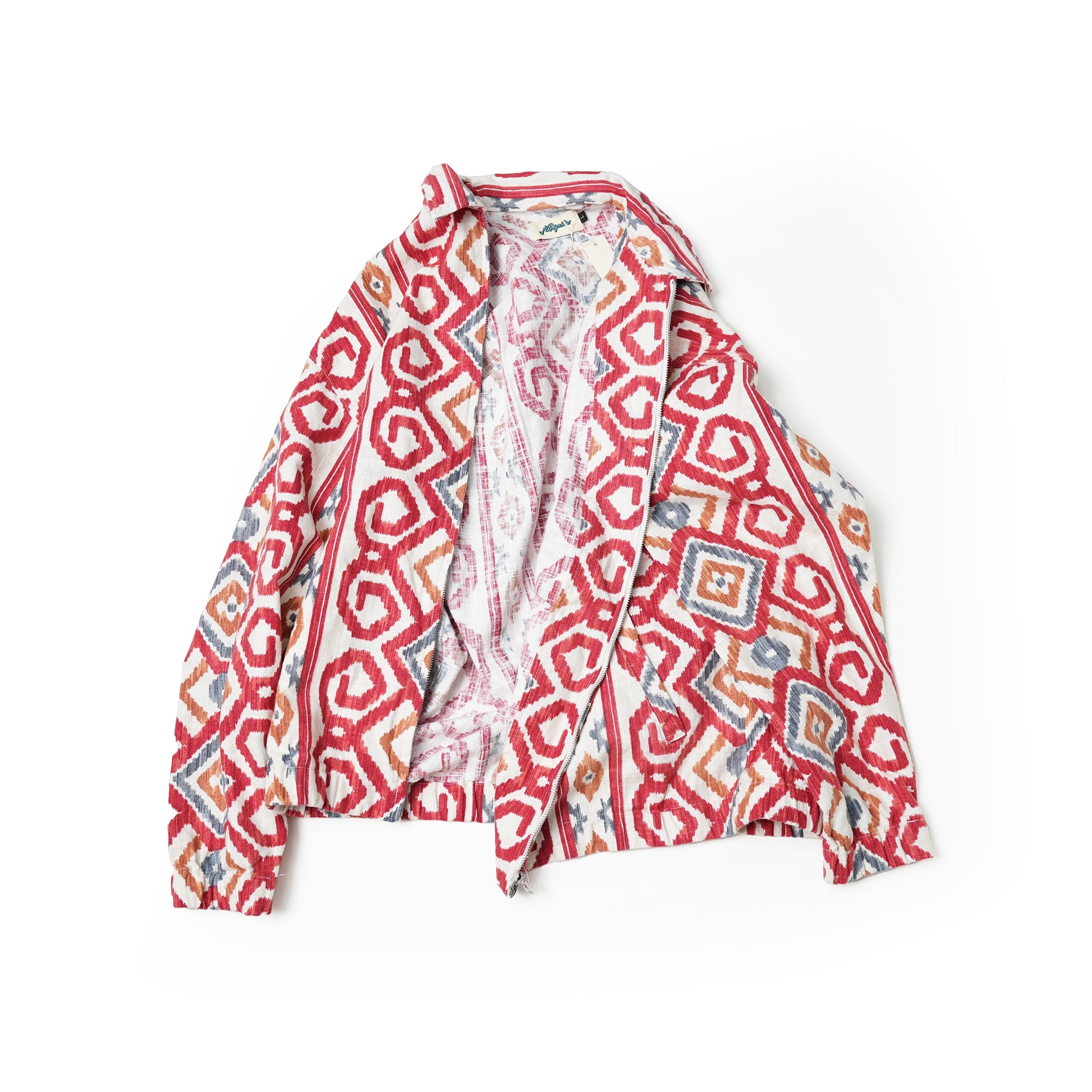 Dead stock fabric setup blouson – Red | Size:L | NASNGWAM