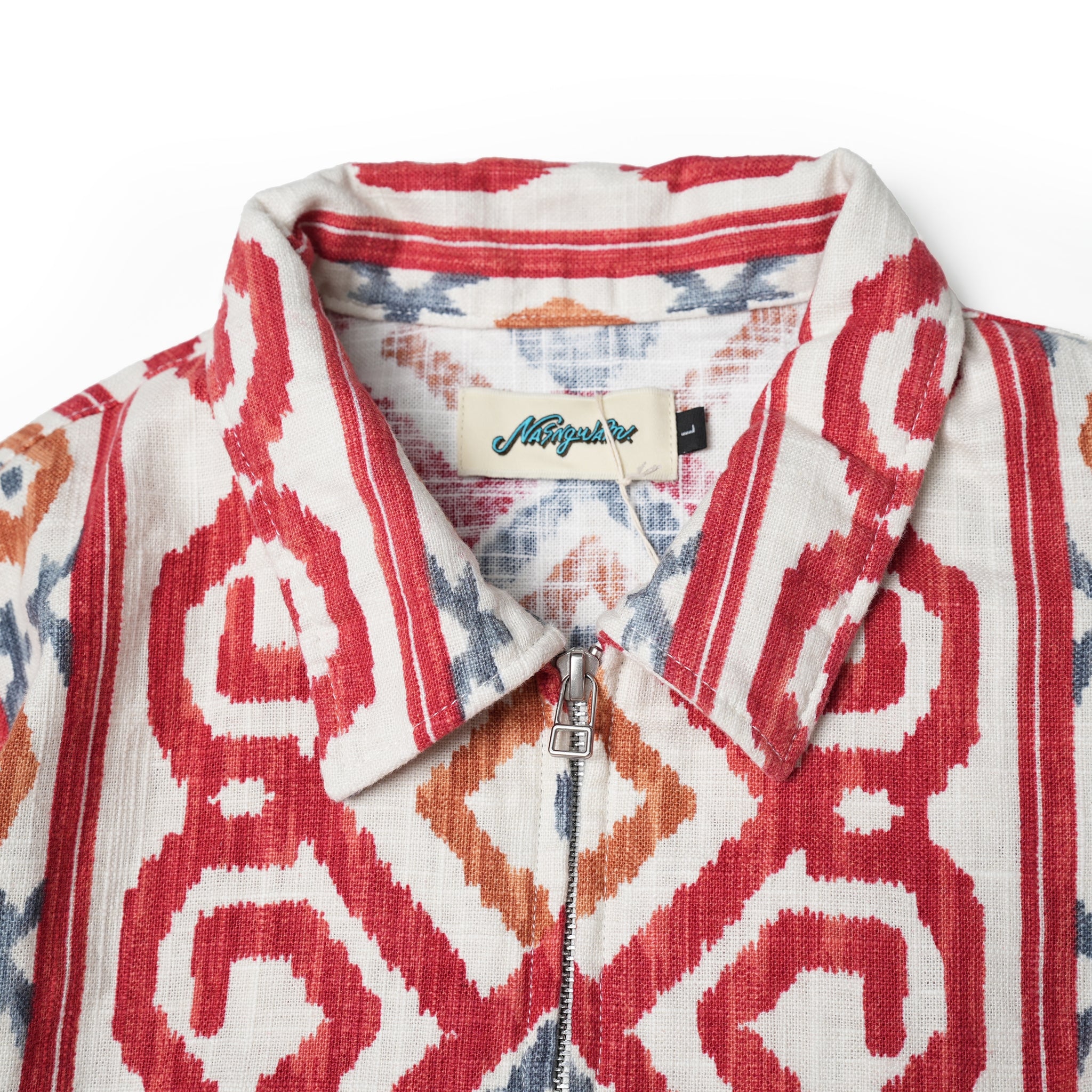 Dead stock fabric setup blouson – Red | Size:L | NASNGWAM
