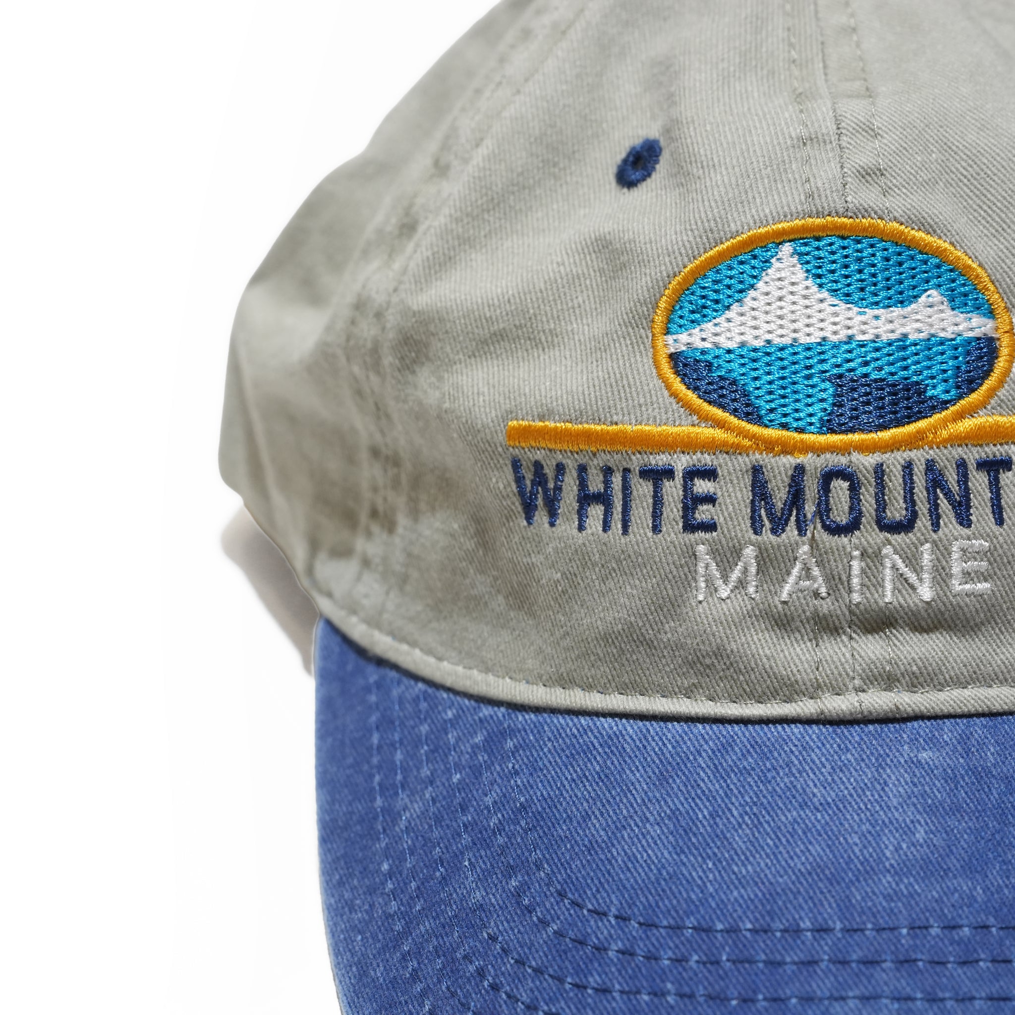Baseball Cap from White Mountains – Sand X Navy | AMERICAN LOCALS SOUVENIR
