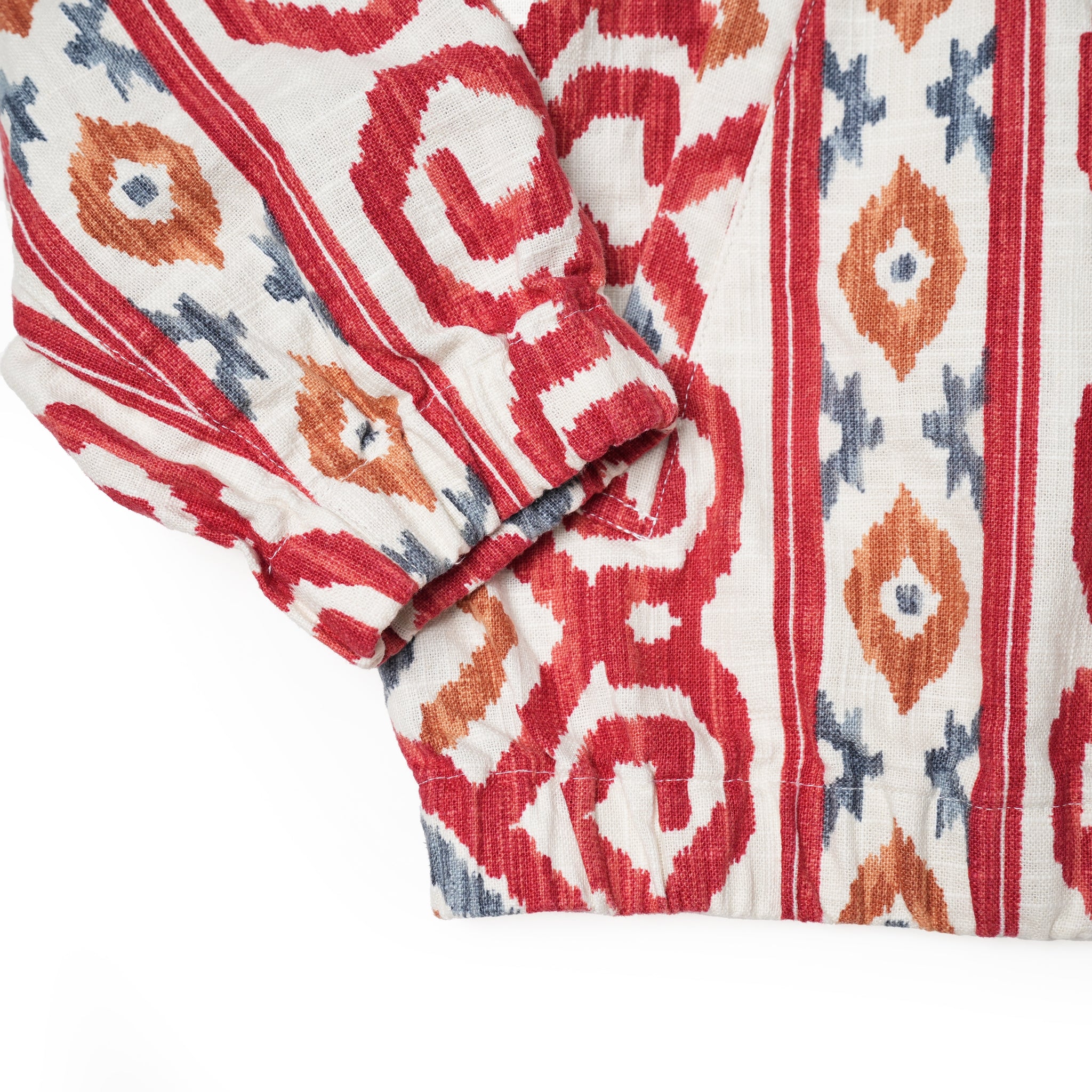 Dead stock fabric setup blouson – Red | Size:L | NASNGWAM