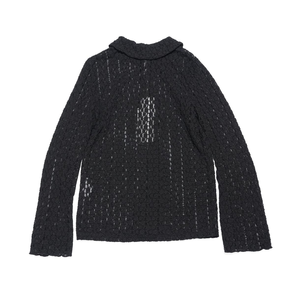lace button shirt – Black | WHYTO