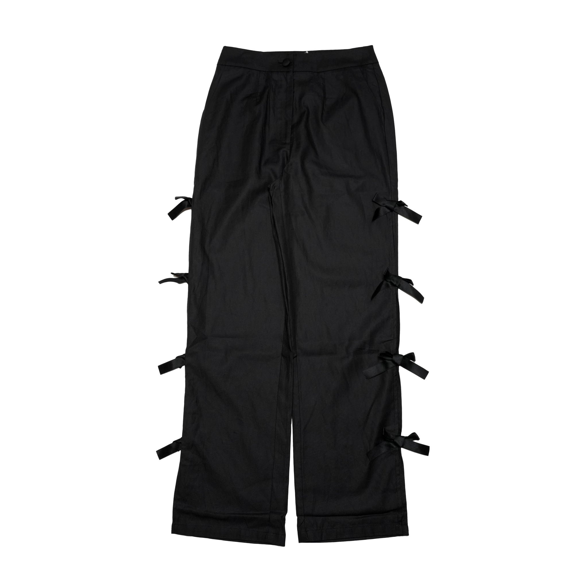 29SJ05TR212BLK | Sandy Bow Trousers | 【SISTER JANE_シスタージェーン】【archive】
