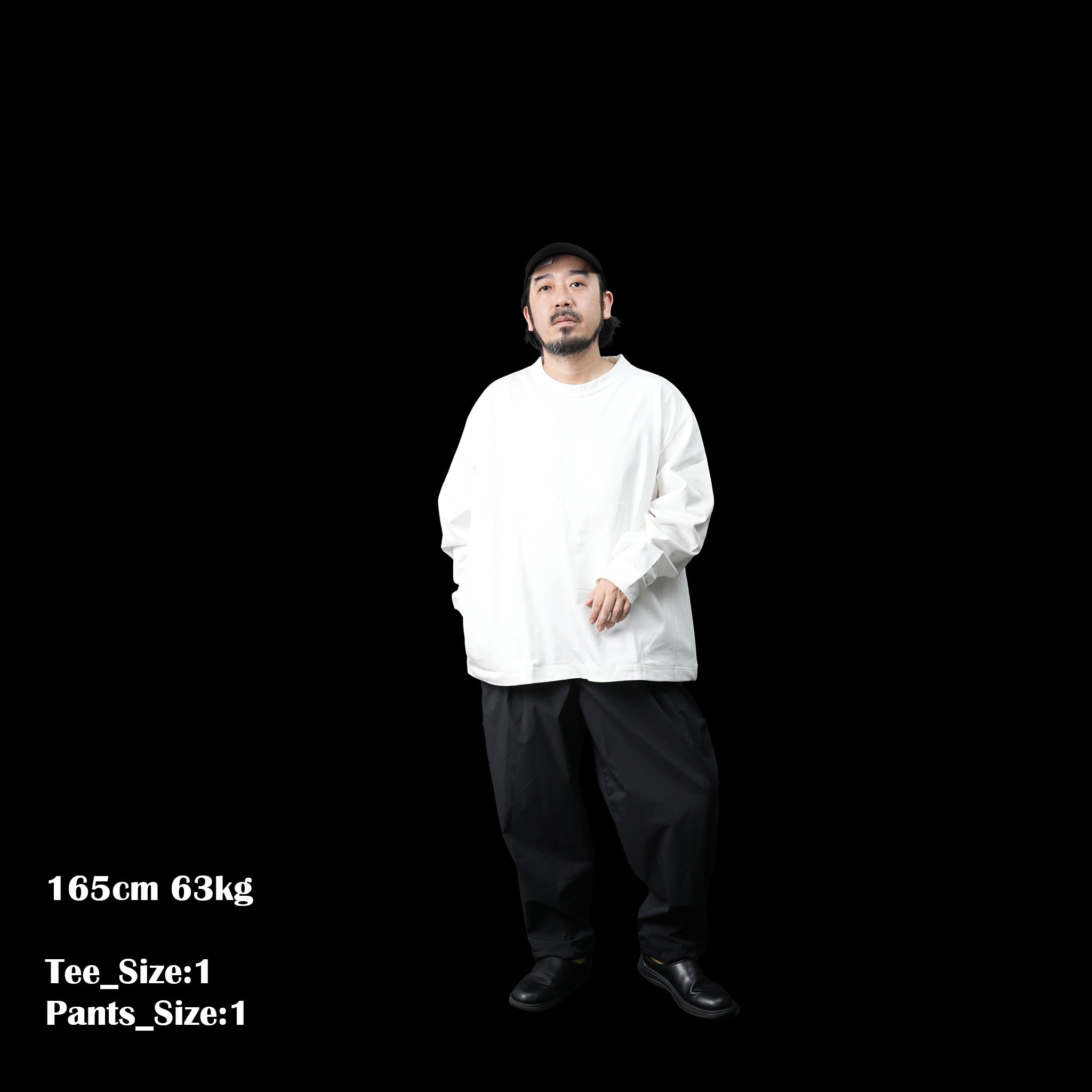 No:UN-012_AW23 | Name:BOX COTTON TEE L/S | Color:White【UNTRACE_アントレース】