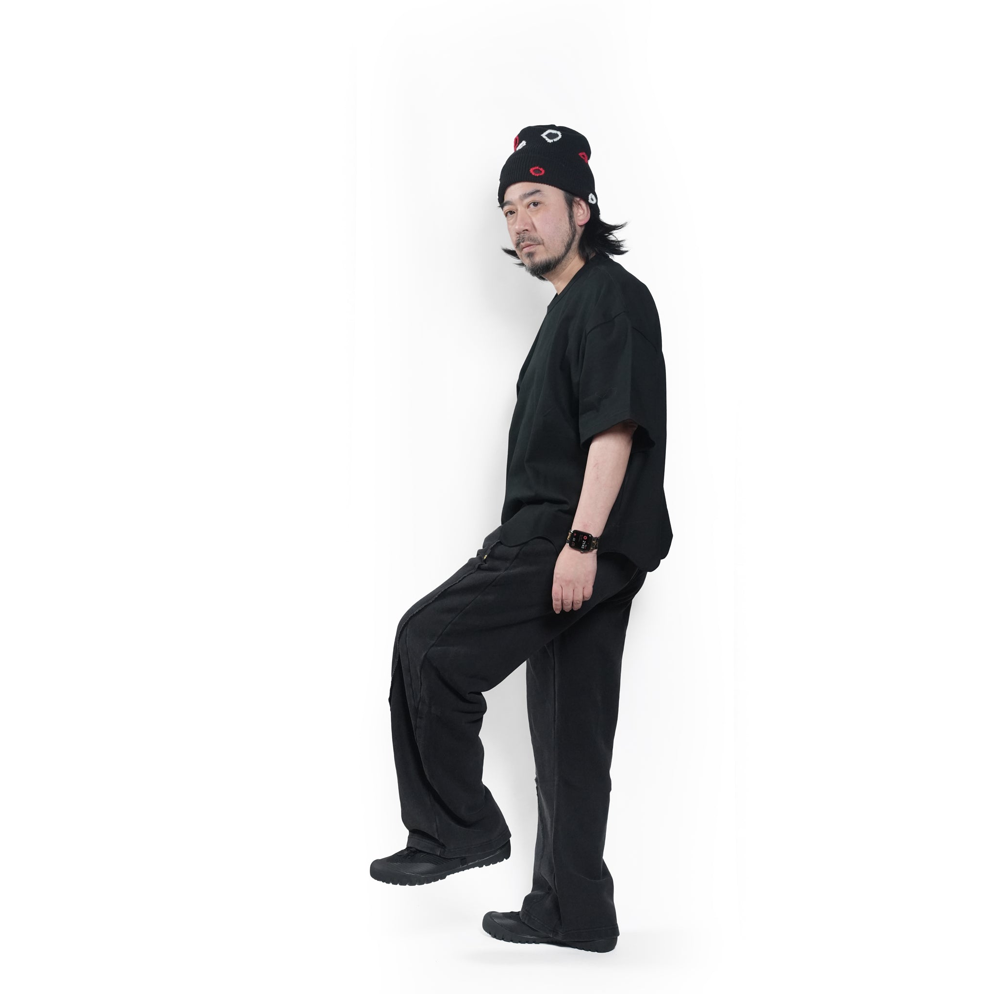 Wide easy sweat pants – Black | EFFECTEN