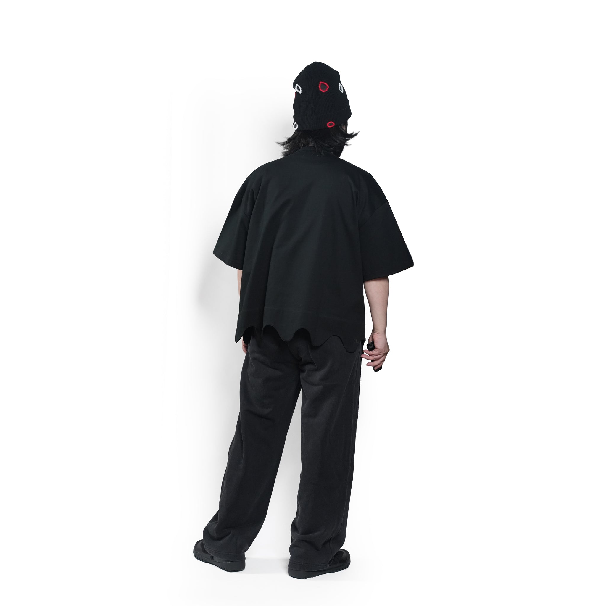 Wide easy sweat pants – Black | EFFECTEN