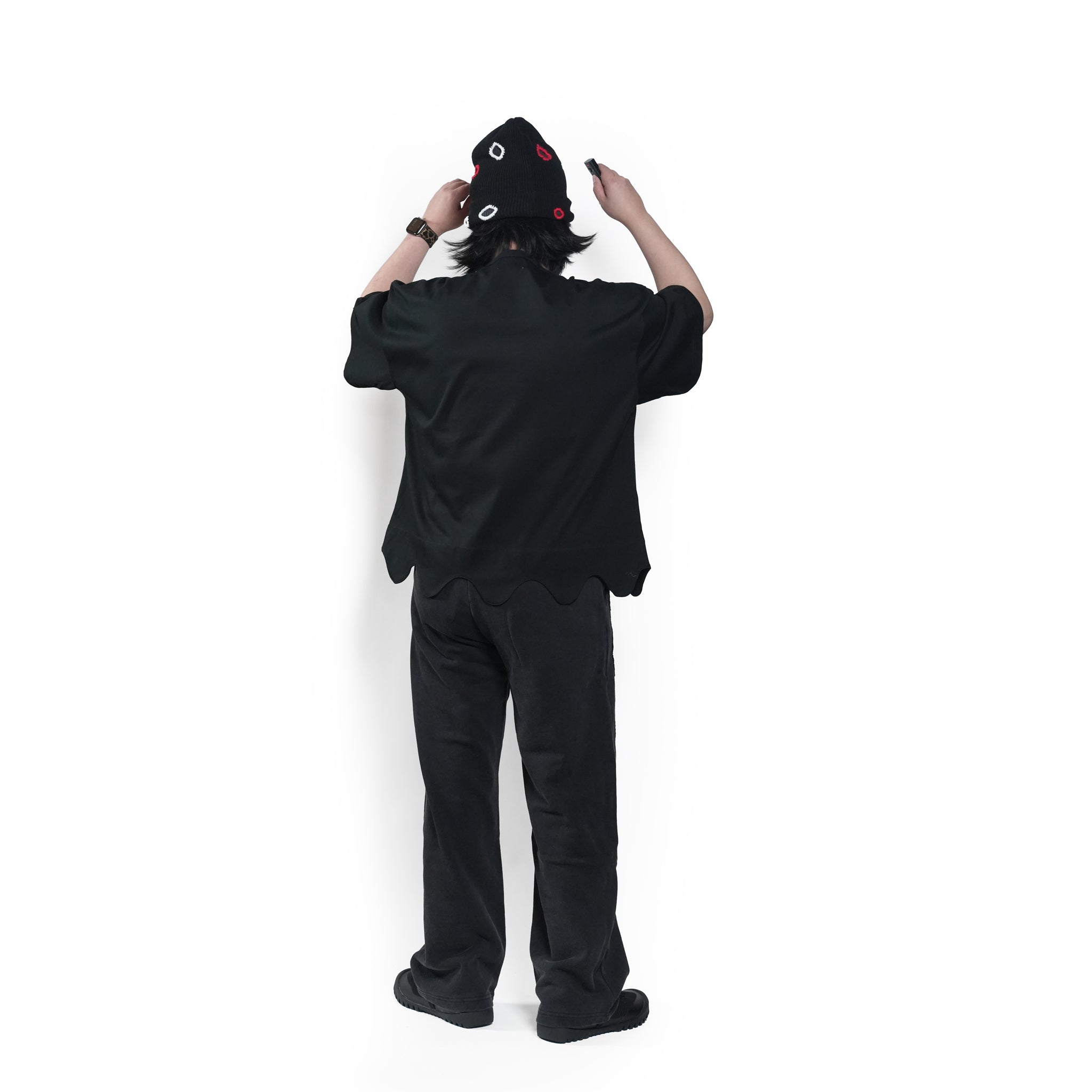 Wide easy sweat pants – Black | EFFECTEN