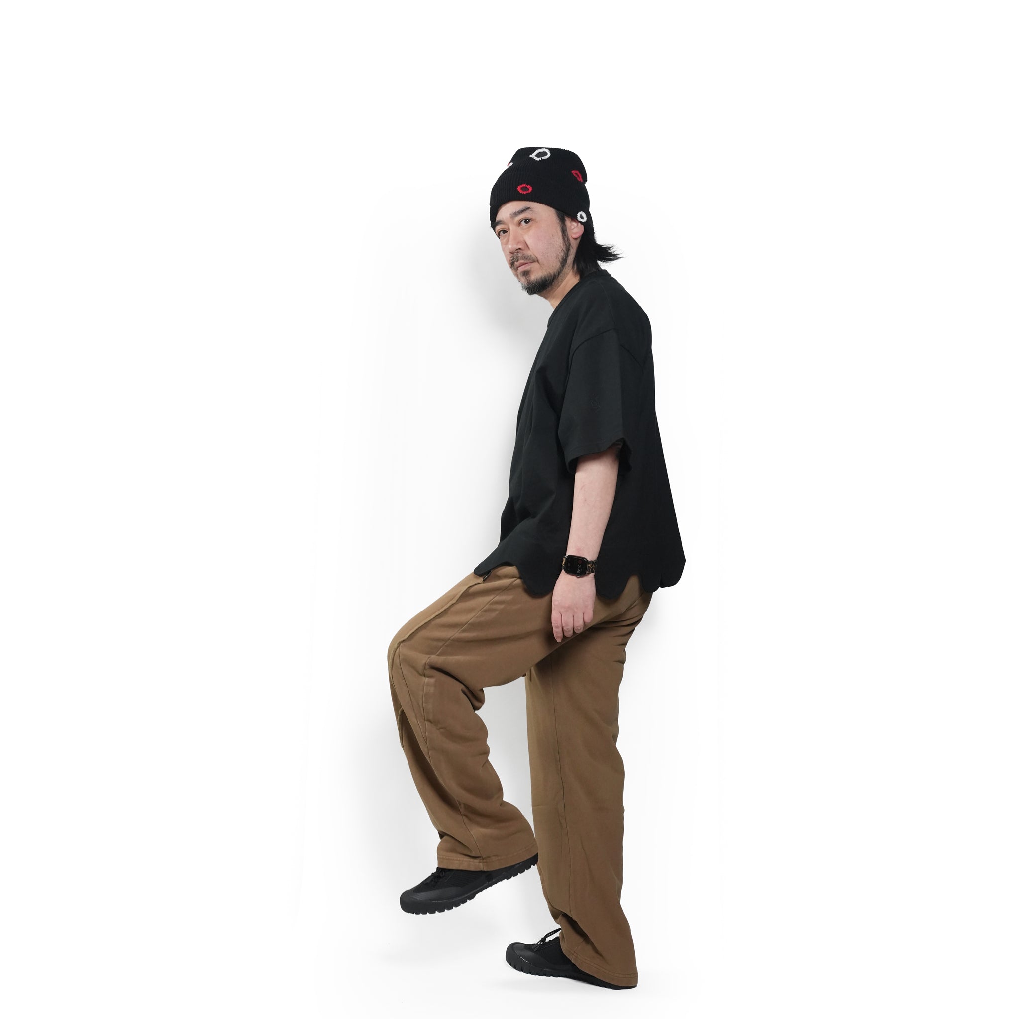 Wide easy sweat pants – Camel | EFFECTEN