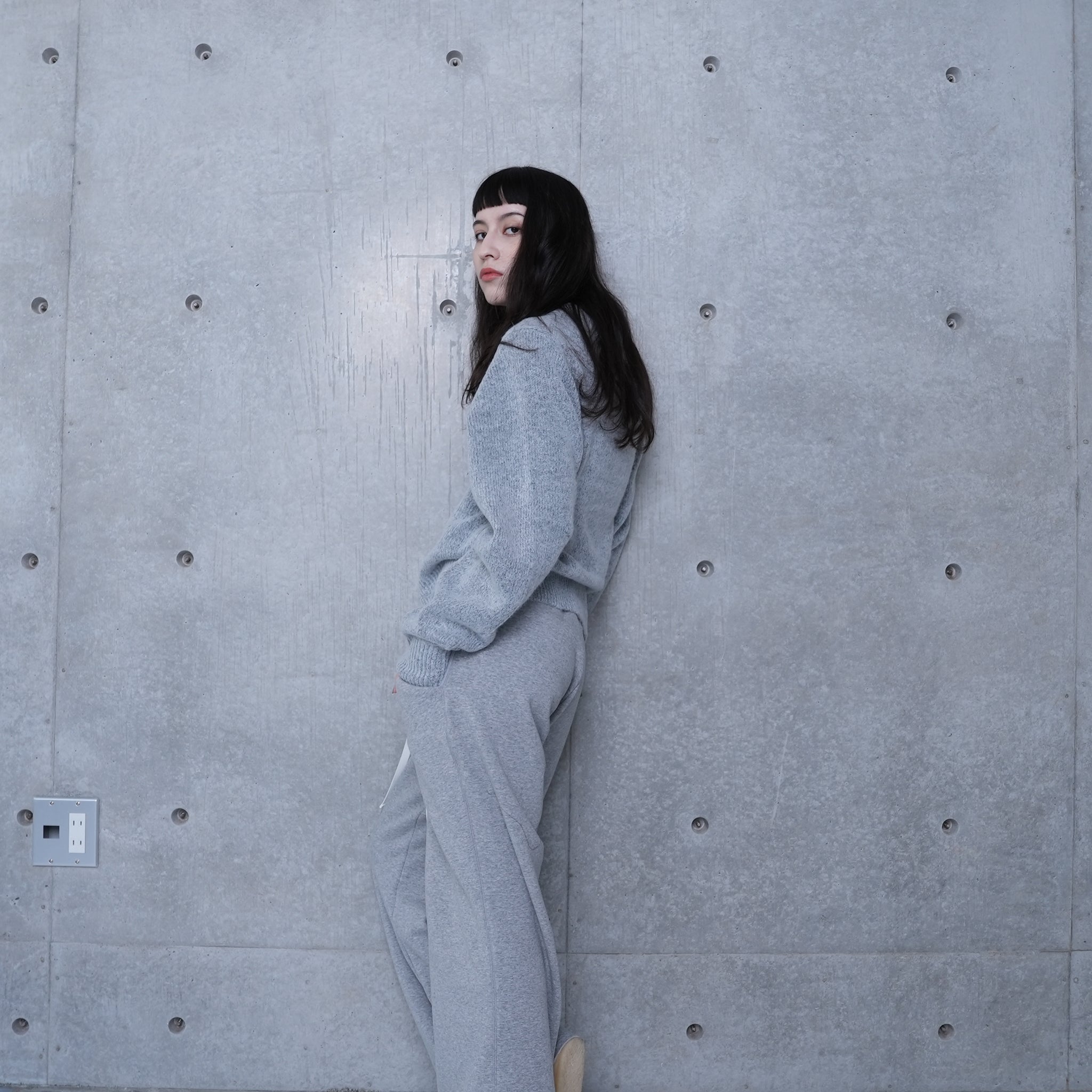 DRAPE POCKET PANTS | Color_Navy/Gray | No_252-447【CaRouseLamBRa_ケラウズランブラ】