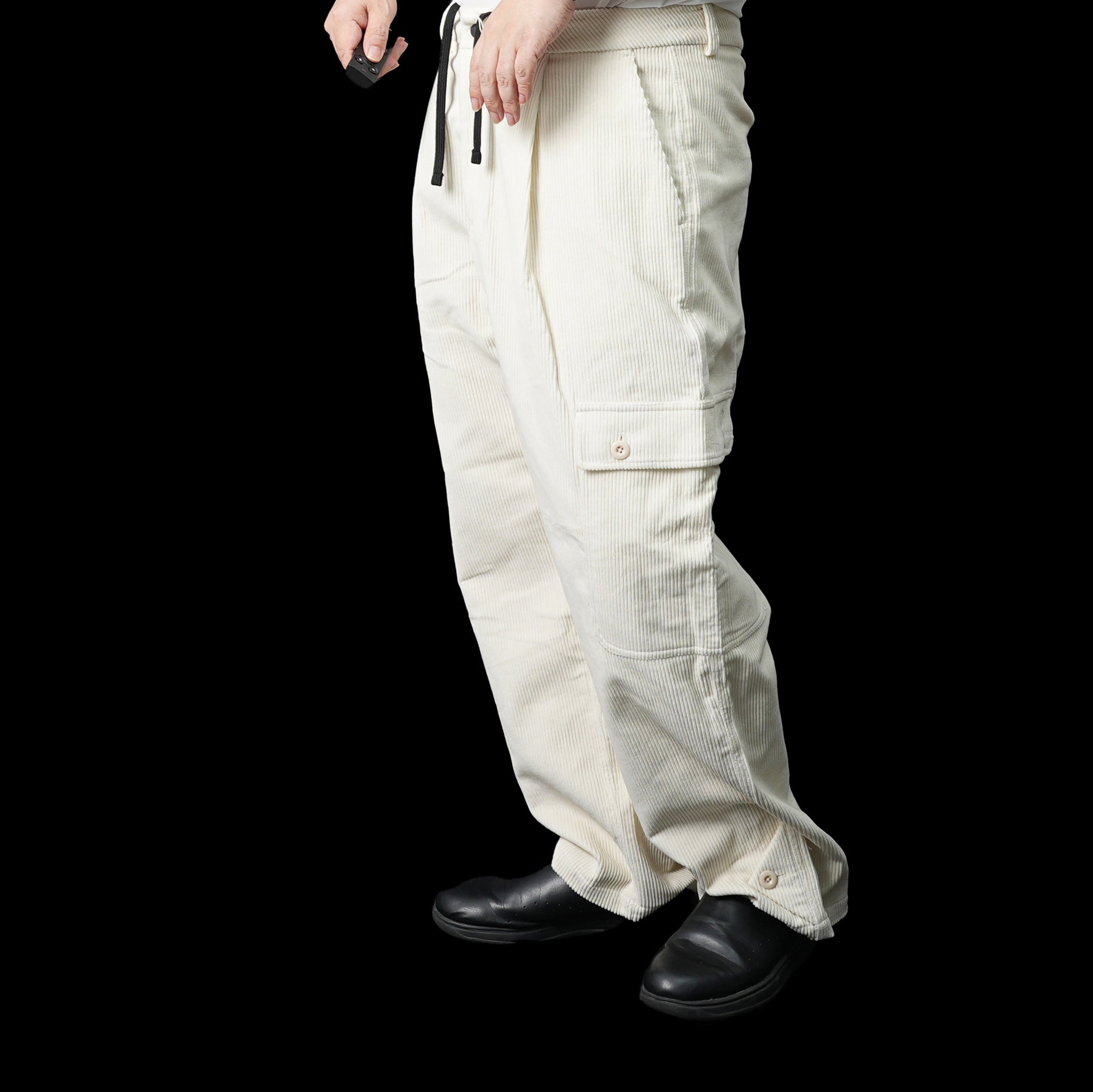 901T-1710 | QUITE PANTS | Color:IVORY / OLIVE / BLACK |【QUOLT_クオルト】