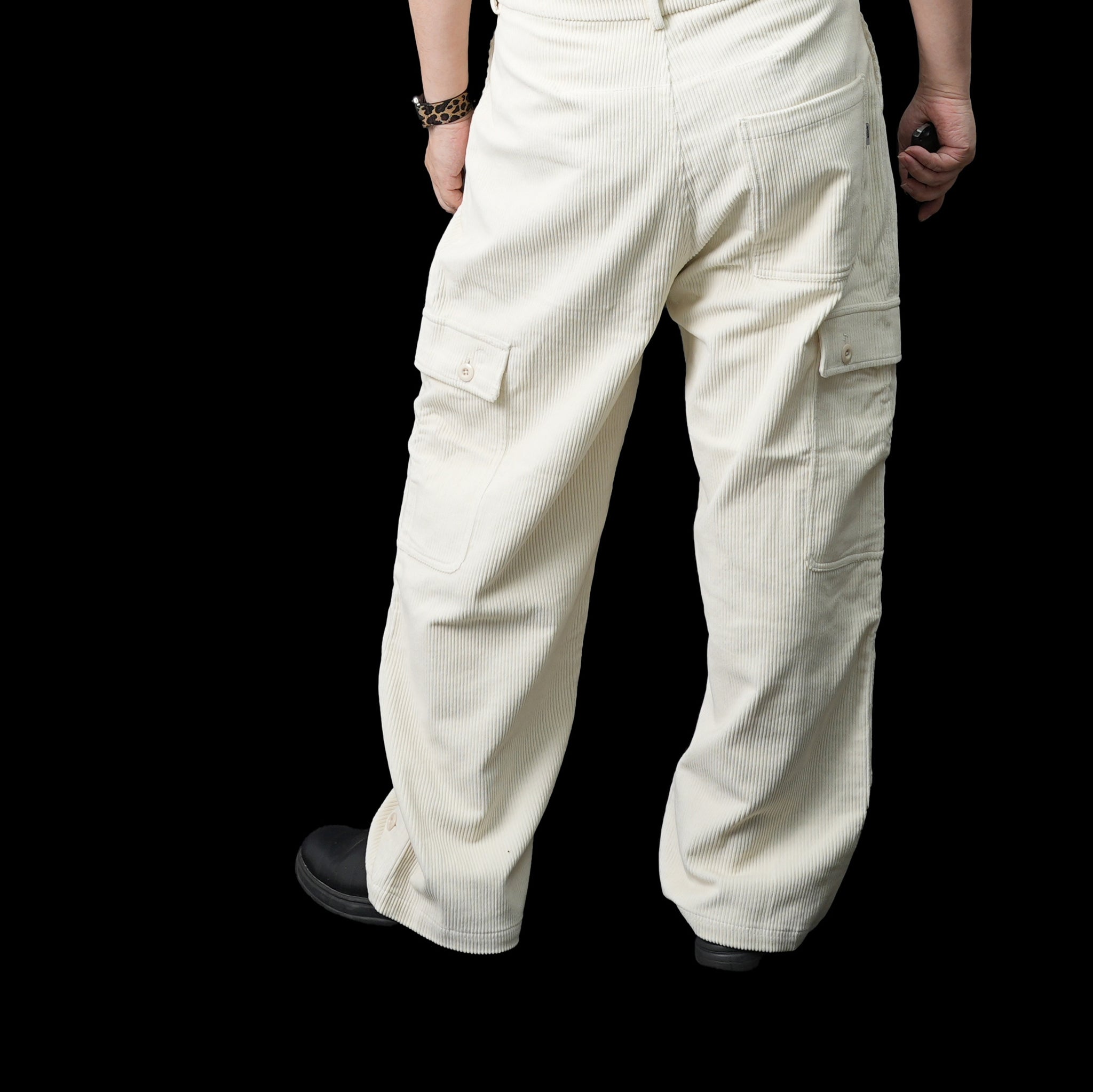 901T-1710 | QUITE PANTS | Color:IVORY / OLIVE / BLACK |【QUOLT_クオルト】