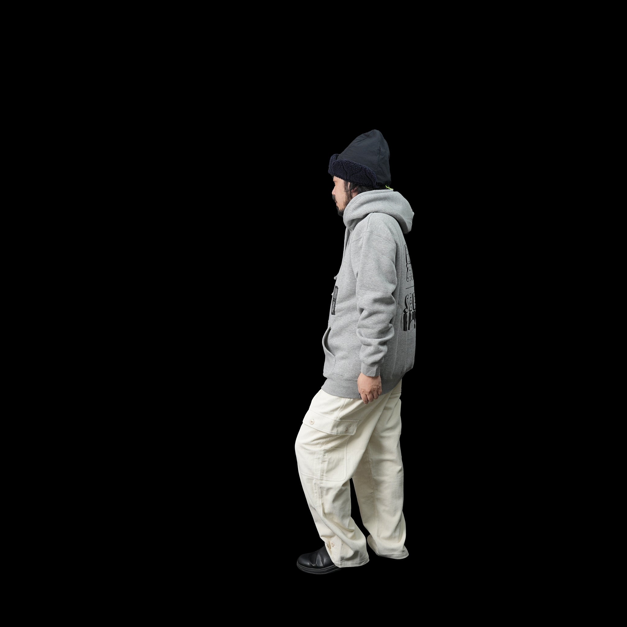 901T-1710 | QUITE PANTS | Color:IVORY / OLIVE / BLACK |【QUOLT_クオルト】