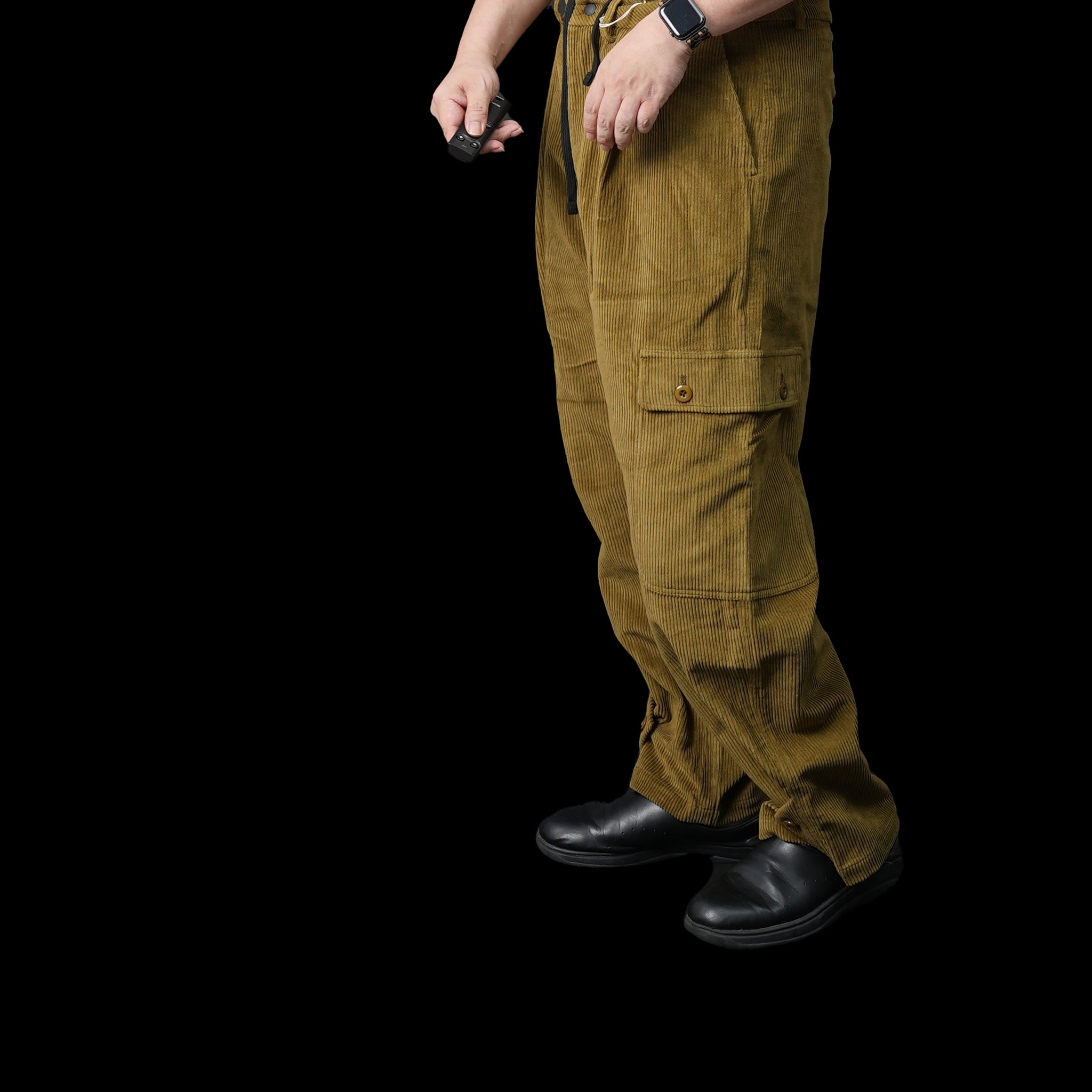 901T-1710 | QUITE PANTS | Color:IVORY / OLIVE / BLACK |【QUOLT_クオルト】