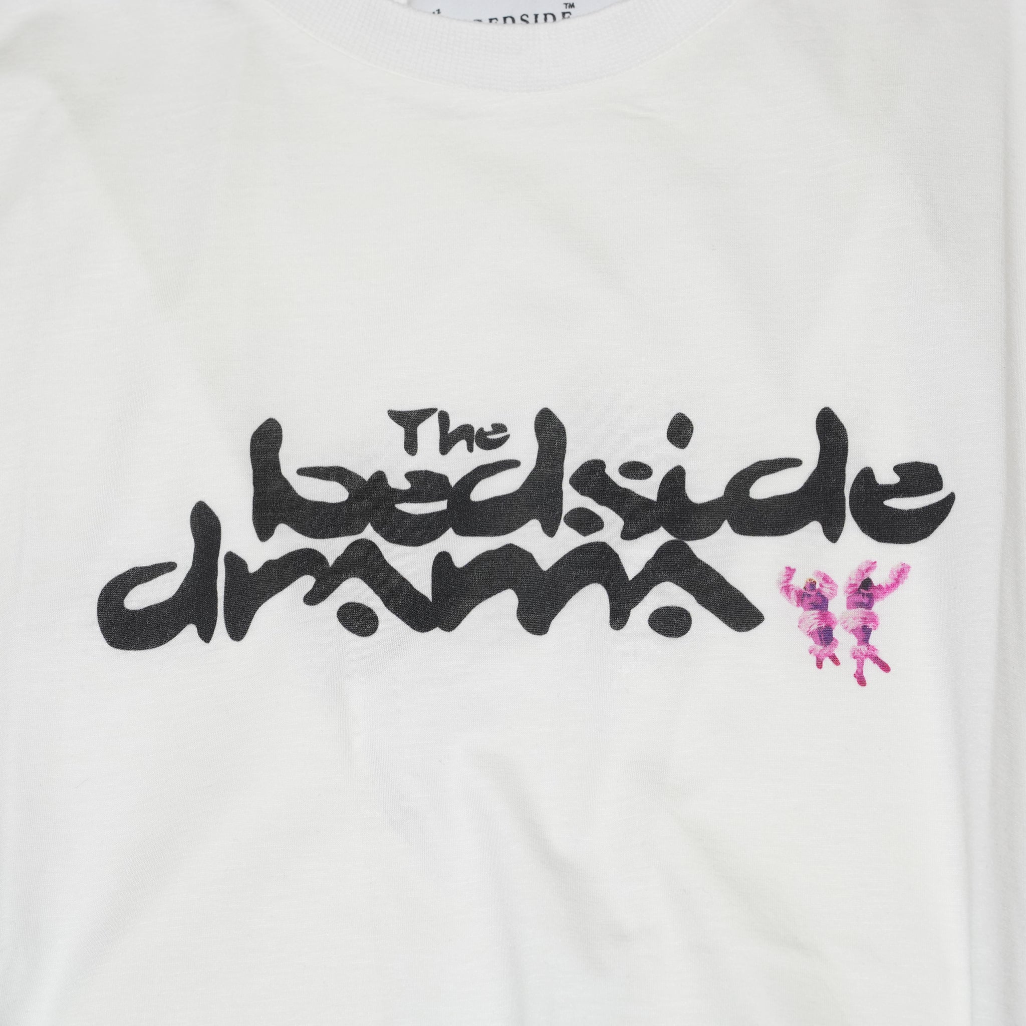 BEDSIDE SISTERS Flare T-Shirt– White | BEDSIDEDRAMA