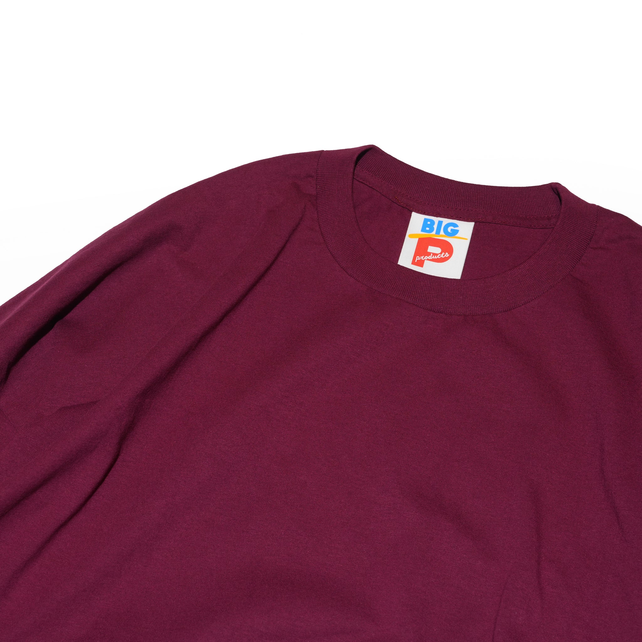 #SV040 | Big P Tee | Color:Burgundy | 【Big P Products】
