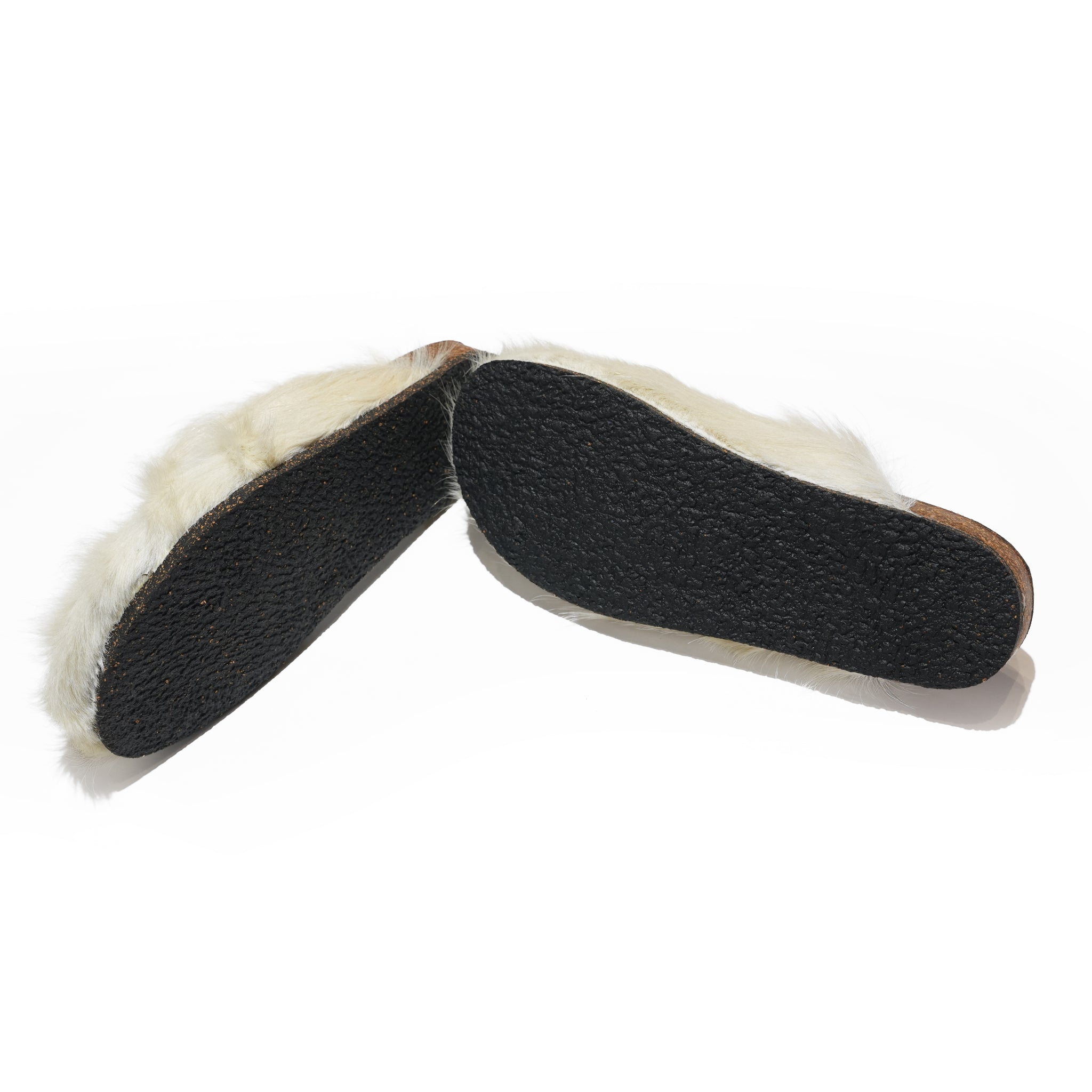 BOSABO Fur Mule( Long Hair / White ) | BOSABO