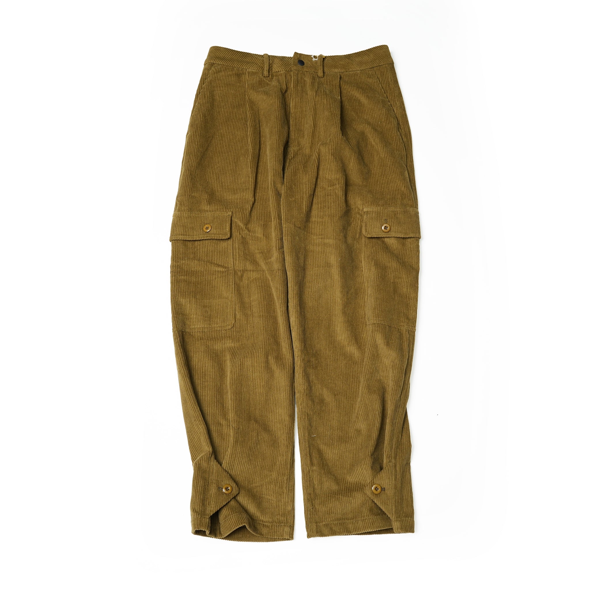 901T-1710 | QUITE PANTS | Color:IVORY / OLIVE / BLACK |【QUOLT_クオルト】