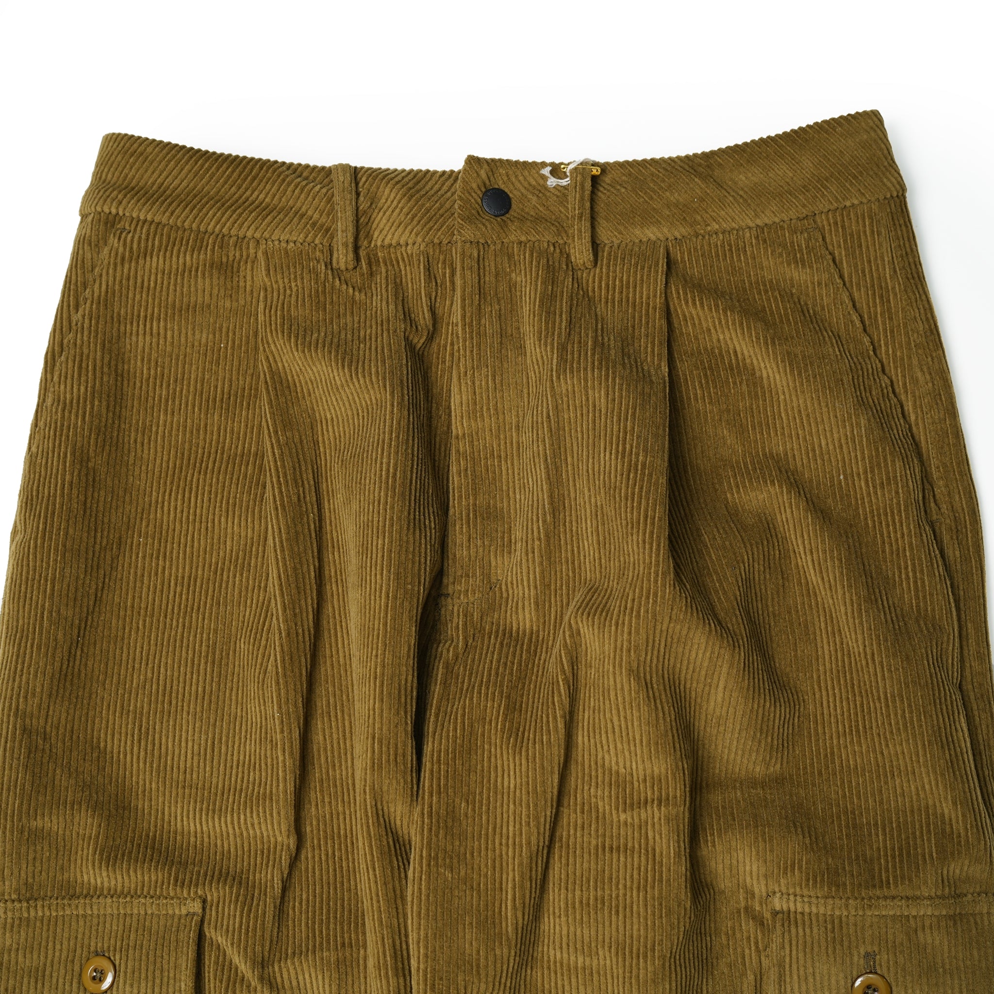 901T-1710 | QUITE PANTS | Color:IVORY / OLIVE / BLACK |【QUOLT_クオルト】