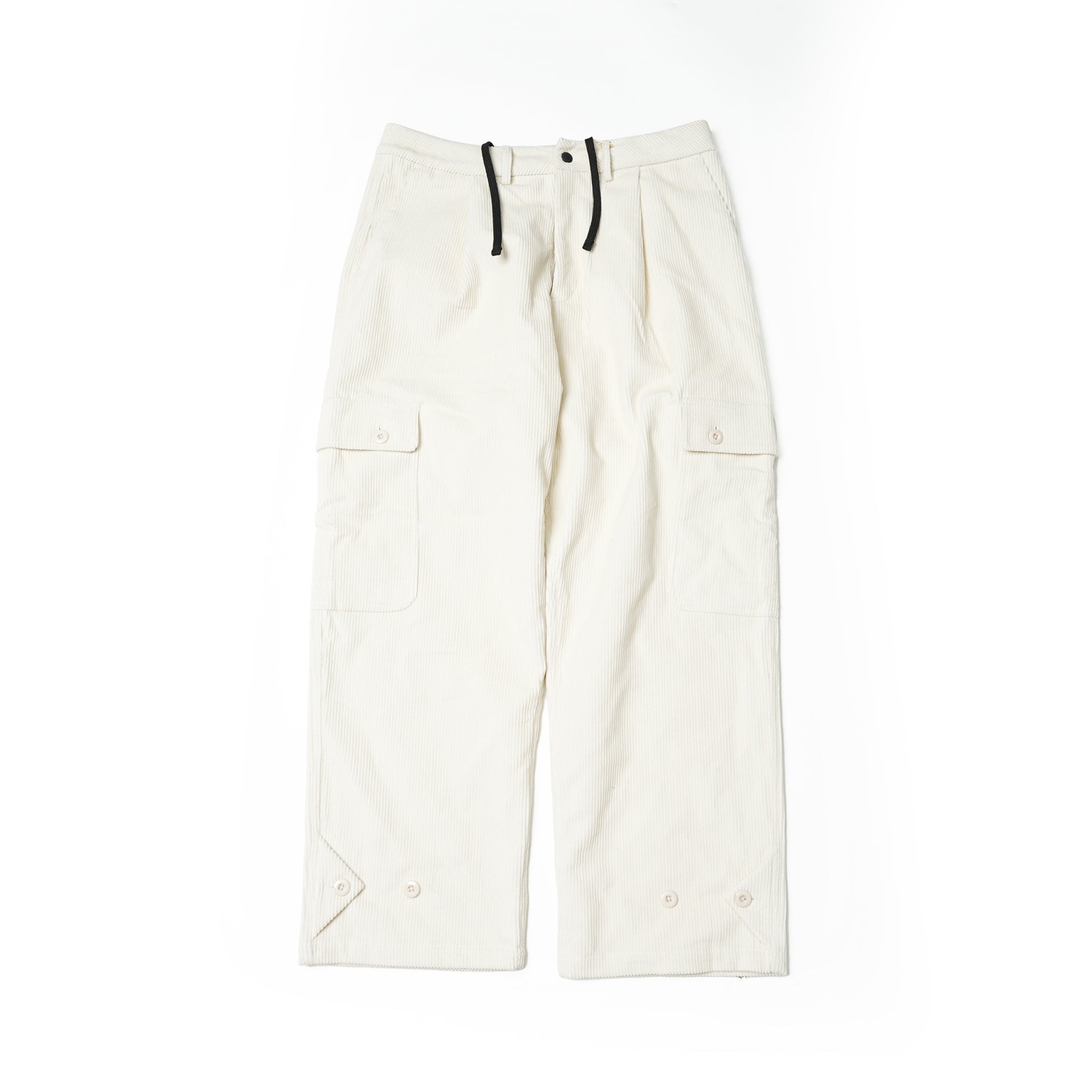 901T-1710 | QUITE PANTS | Color:IVORY / OLIVE / BLACK |【QUOLT_クオルト】