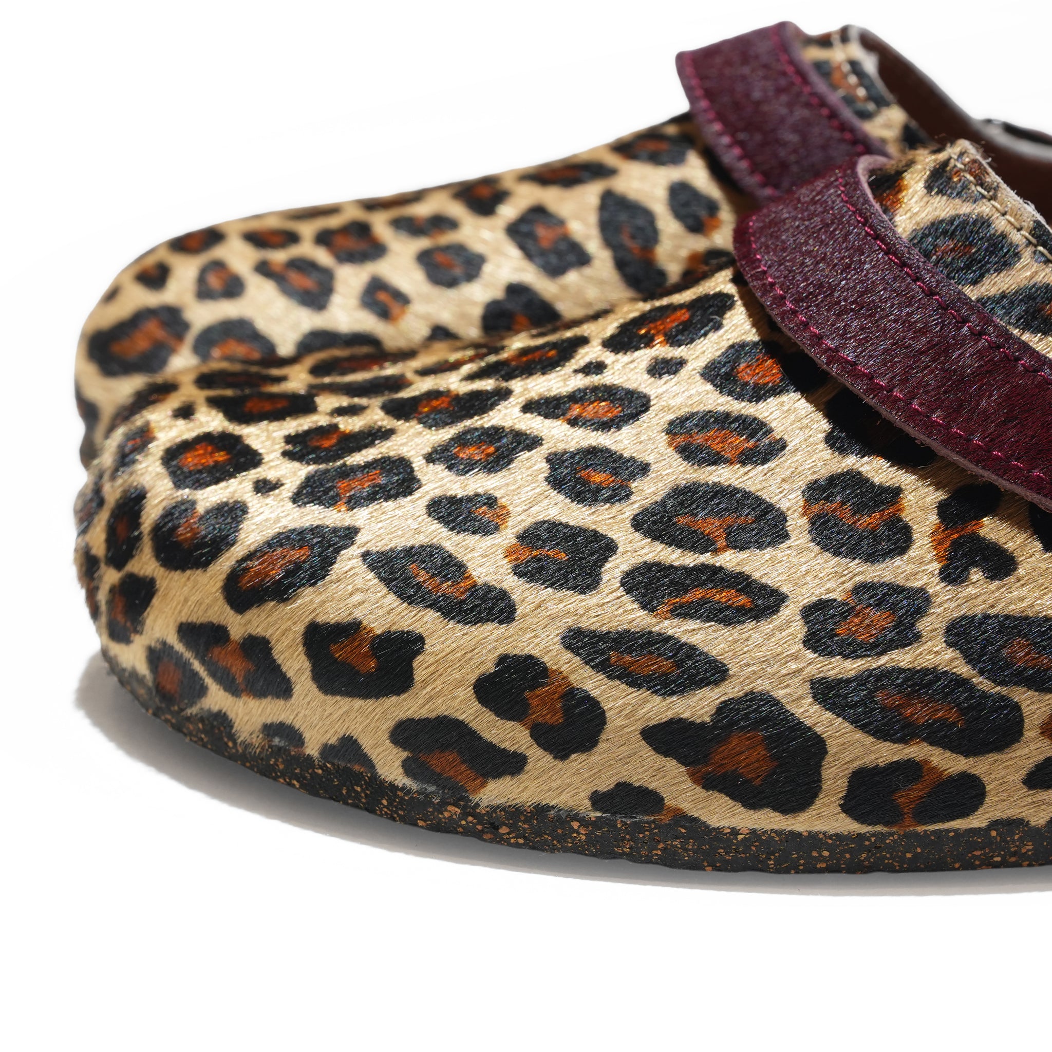 BOSABO Leopard Buckle Mule(Haircalf) | BOSABO