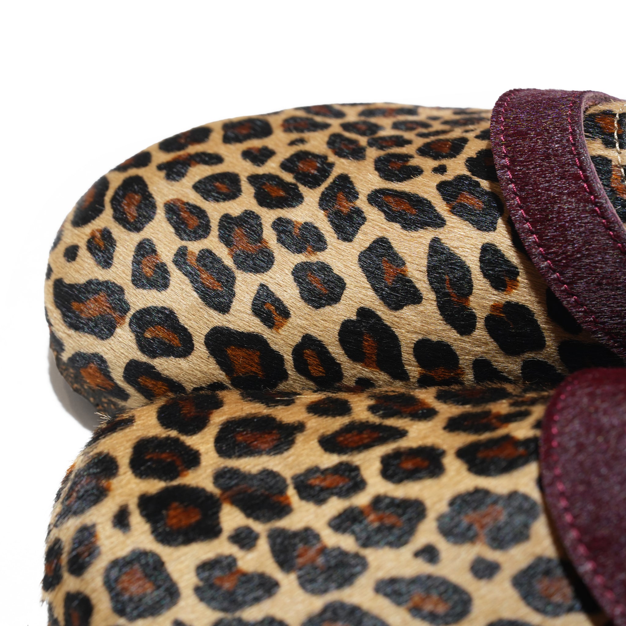 BOSABO Leopard Buckle Mule(Haircalf) | BOSABO
