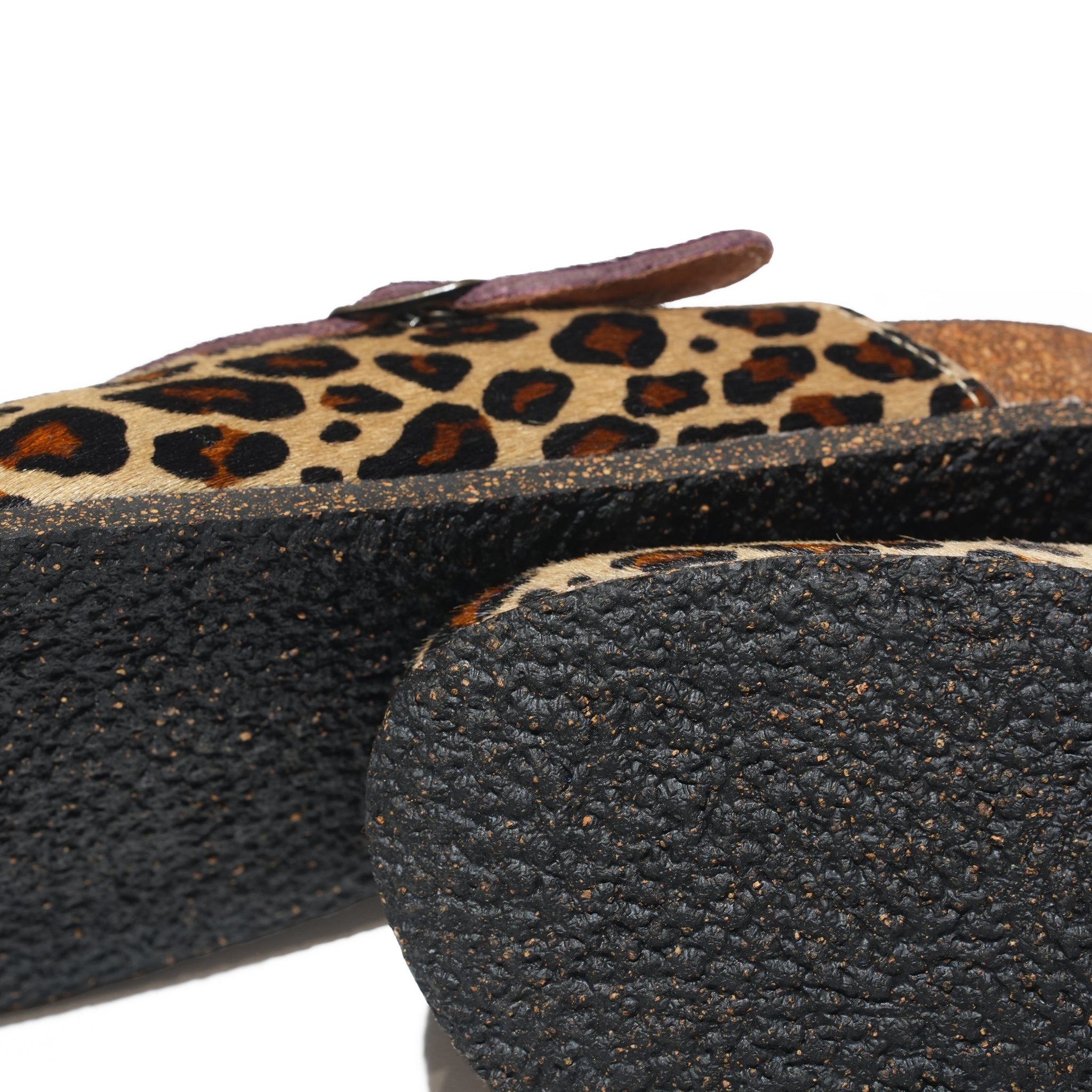 BOSABO Leopard Buckle Mule(Haircalf) | BOSABO