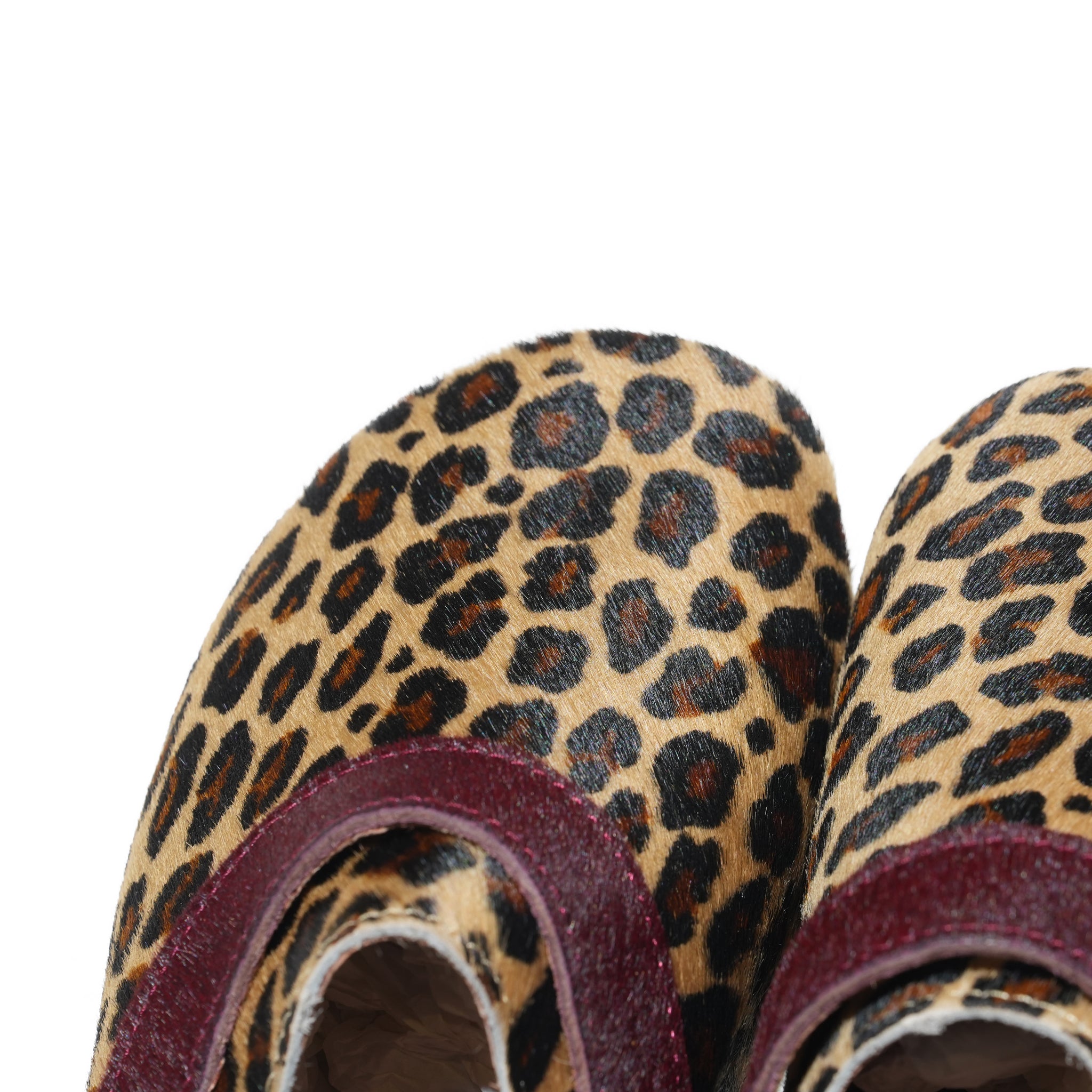 BOSABO Leopard Buckle Mule(Haircalf) | BOSABO