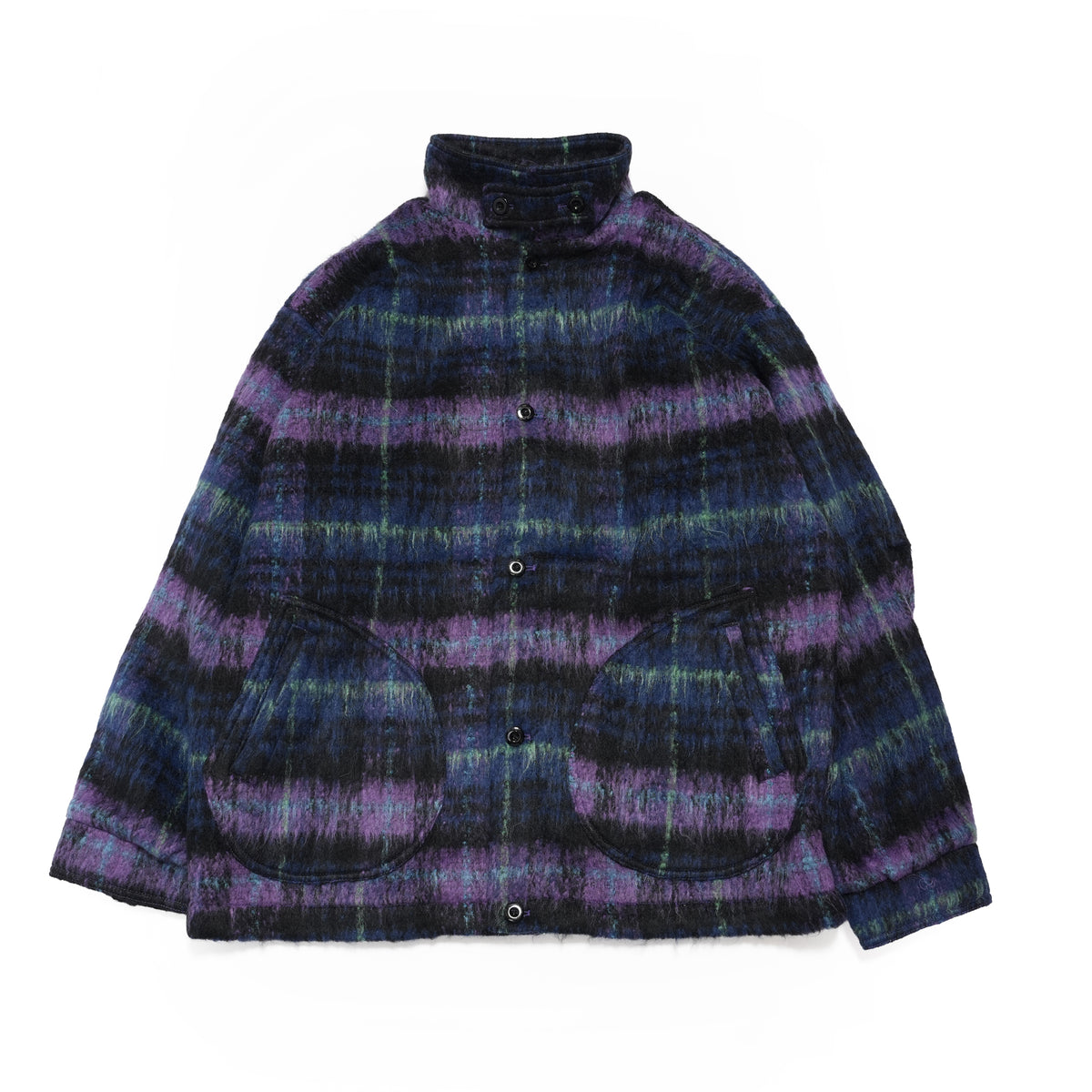 WOOLY JKT– NAVY-PURPLE | QUOLT