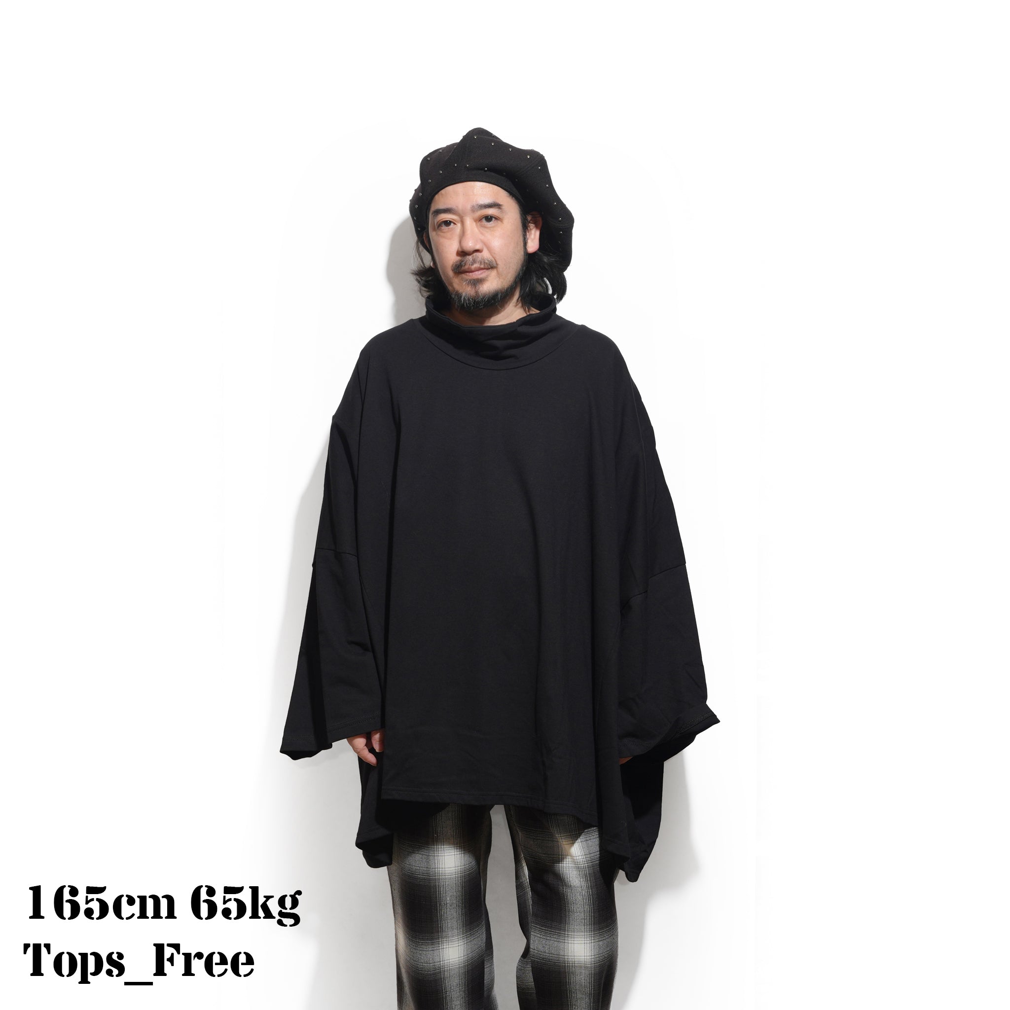 BIG P. SUPER SIZE PONCHO TEE #26SS-Po – Black | Big P Products