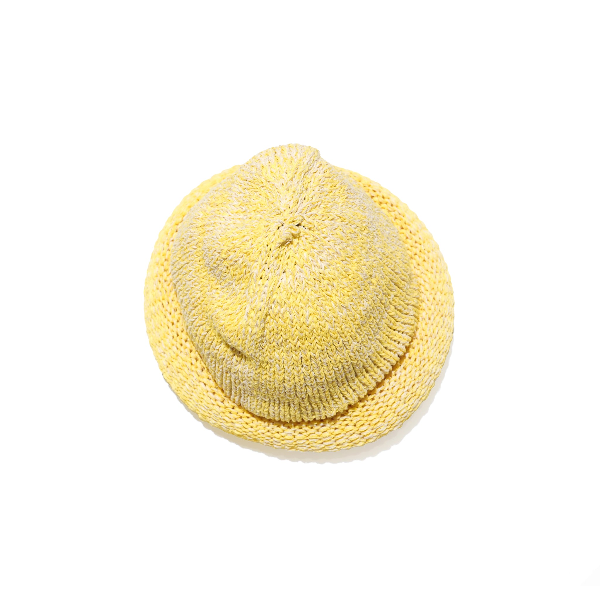 Roll Knit Cap – Yellow | IA-24-097_Yellow | INDIETRO ASSOCIATION