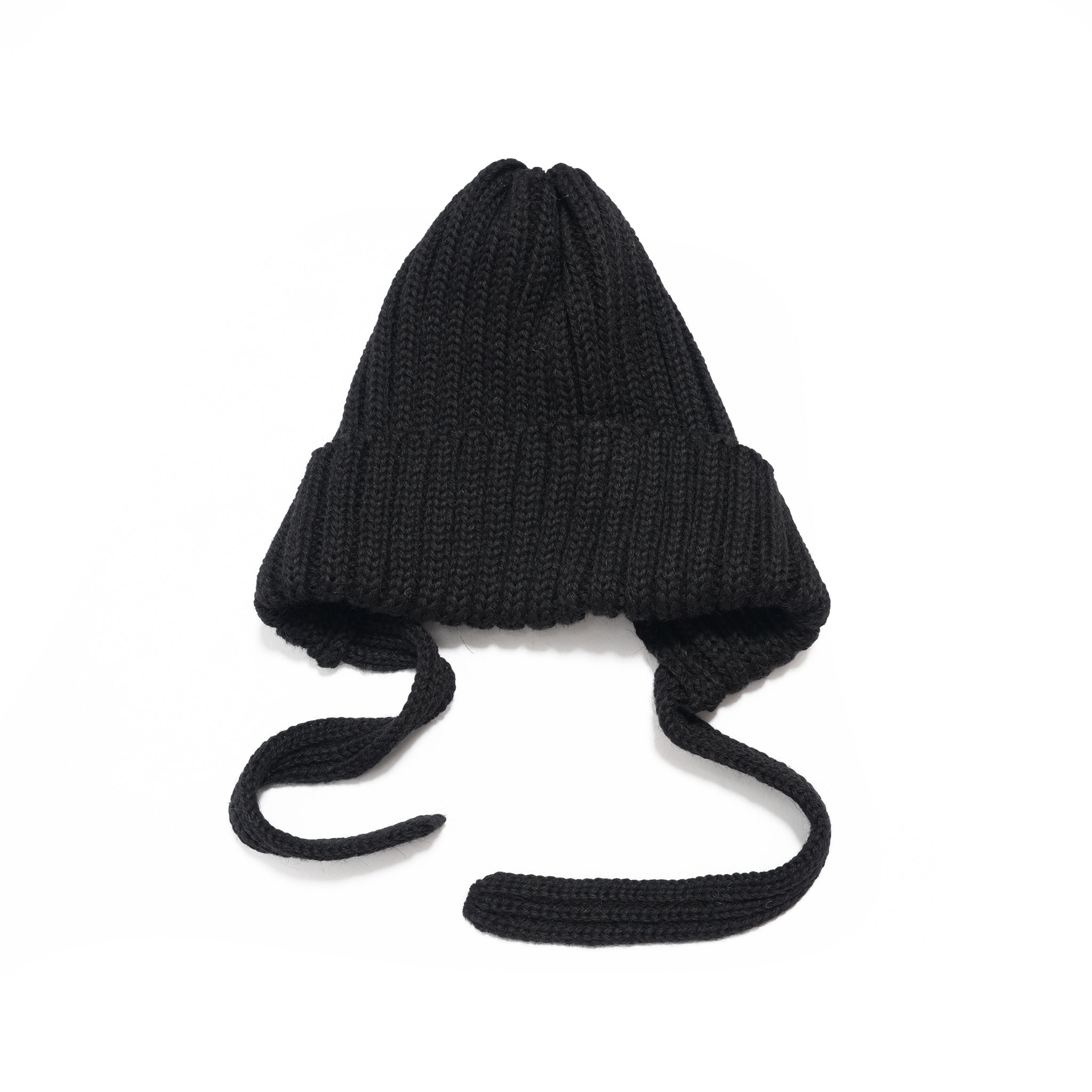 001 Bonnet with 23cm Tassles – Jet Black | HIGHLAND2000【ネコポス選択可能】