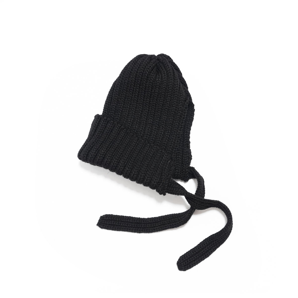 001 Bonnet with 23cm Tassles – Jet Black | HIGHLAND2000【ネコポス選択可能】